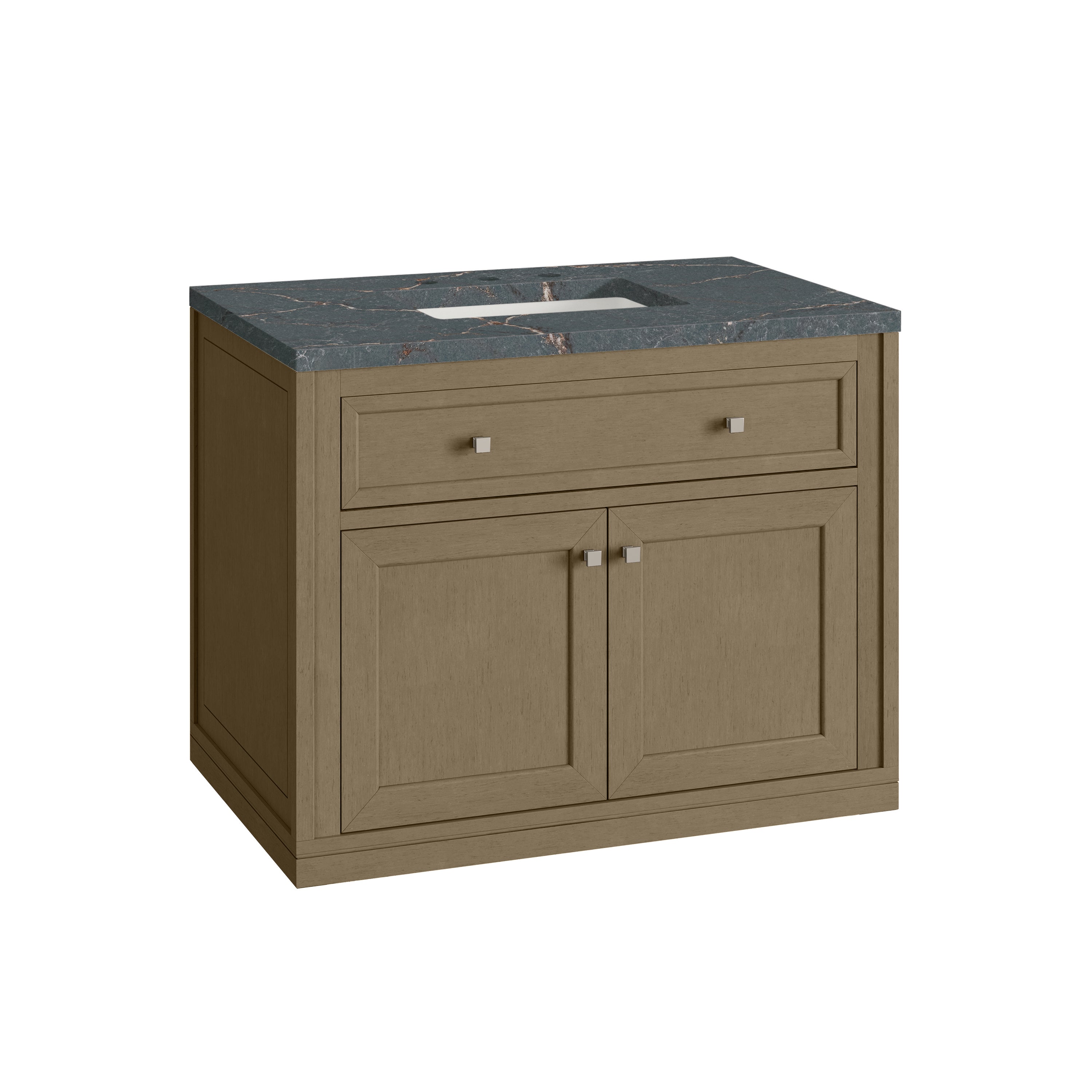 James Martin Chicago 36" Single Vanity in Walnut Whisper with 3cm Countertop