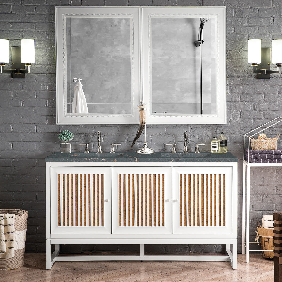 Athens 60" Double Vanity Cabinet