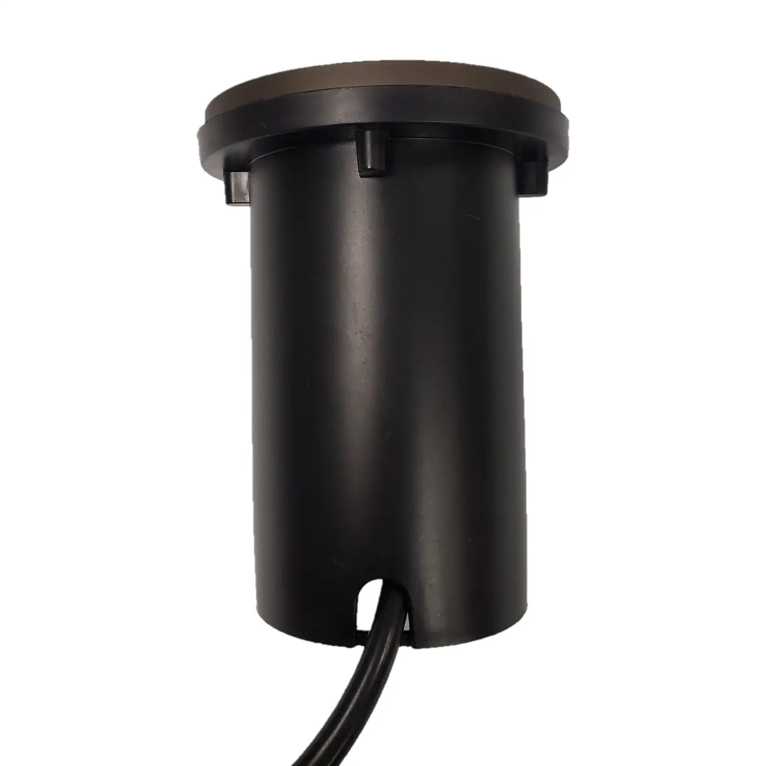 Flat Top In Ground Well Light Body and Brass Decorative Cover