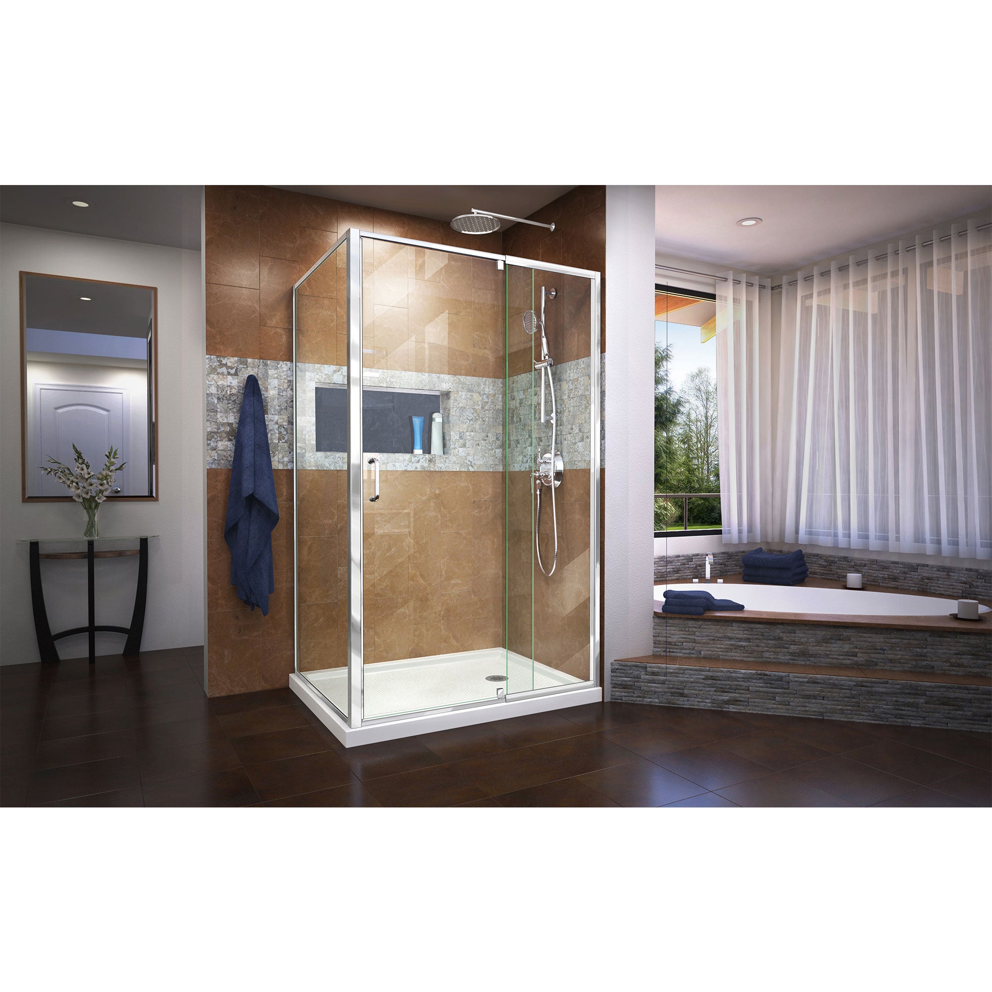 DreamLine Flex 32-48" W Shower Enclosure