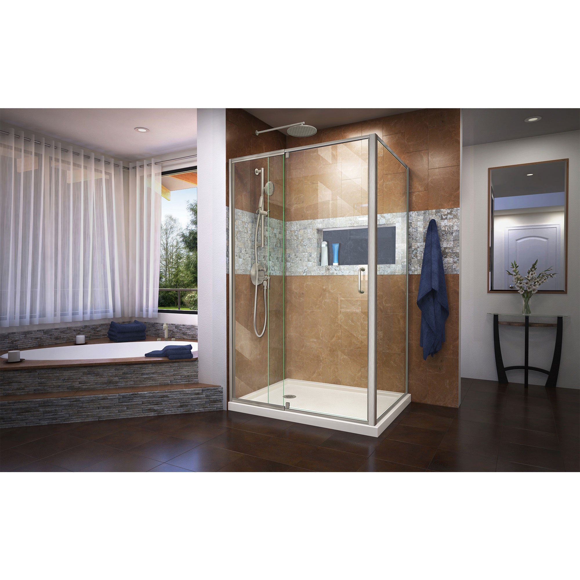 DreamLine Flex 48" W Shower Enclosure Kit