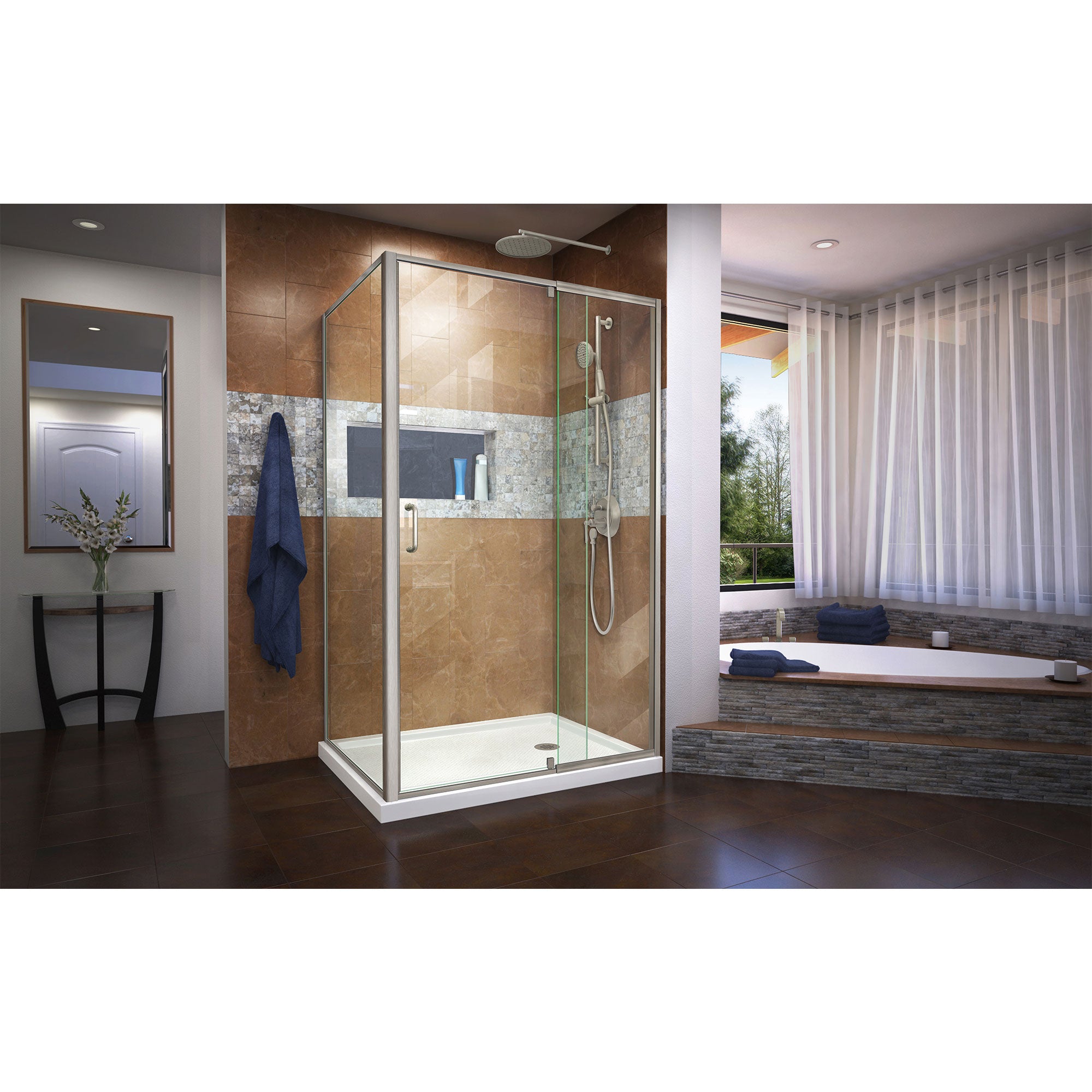 DreamLine Flex 32-48" W Shower Enclosure