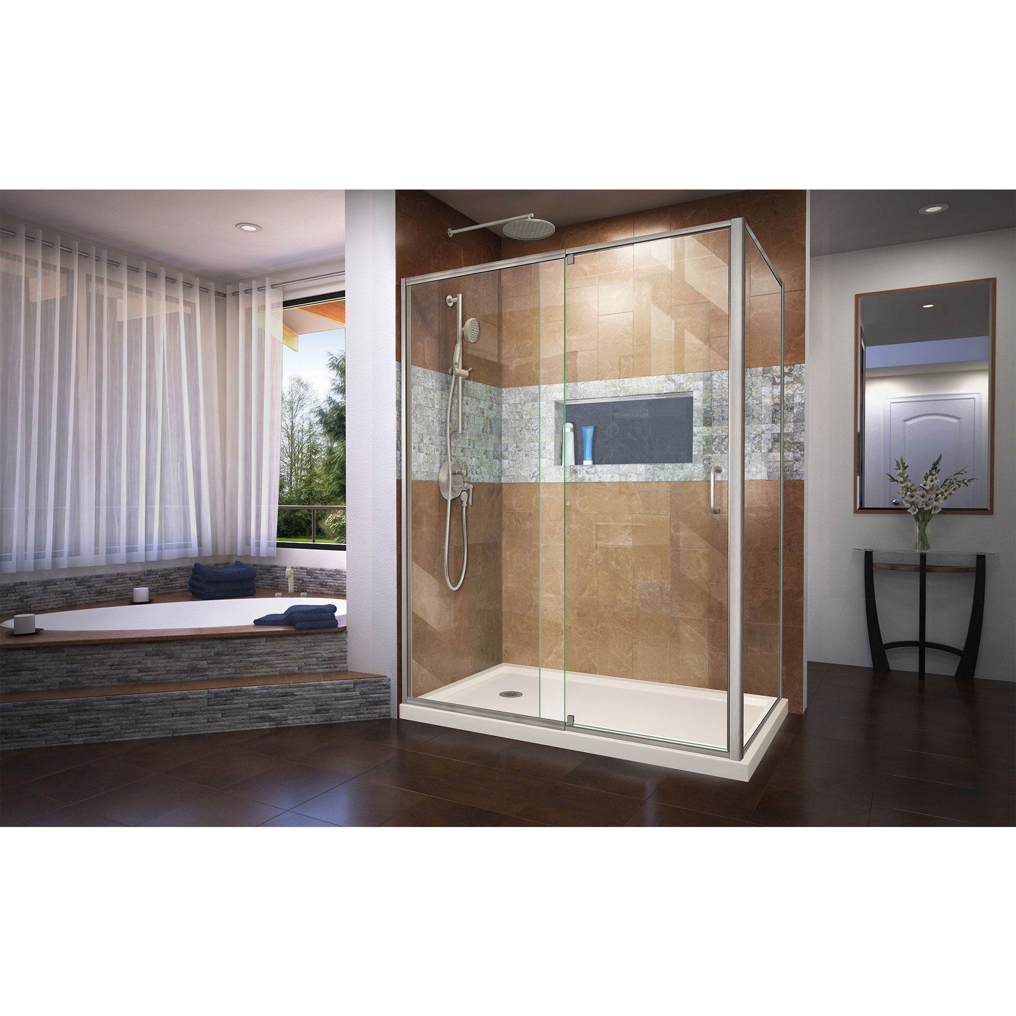 DreamLine Flex 60" W Shower Enclosure Kit
