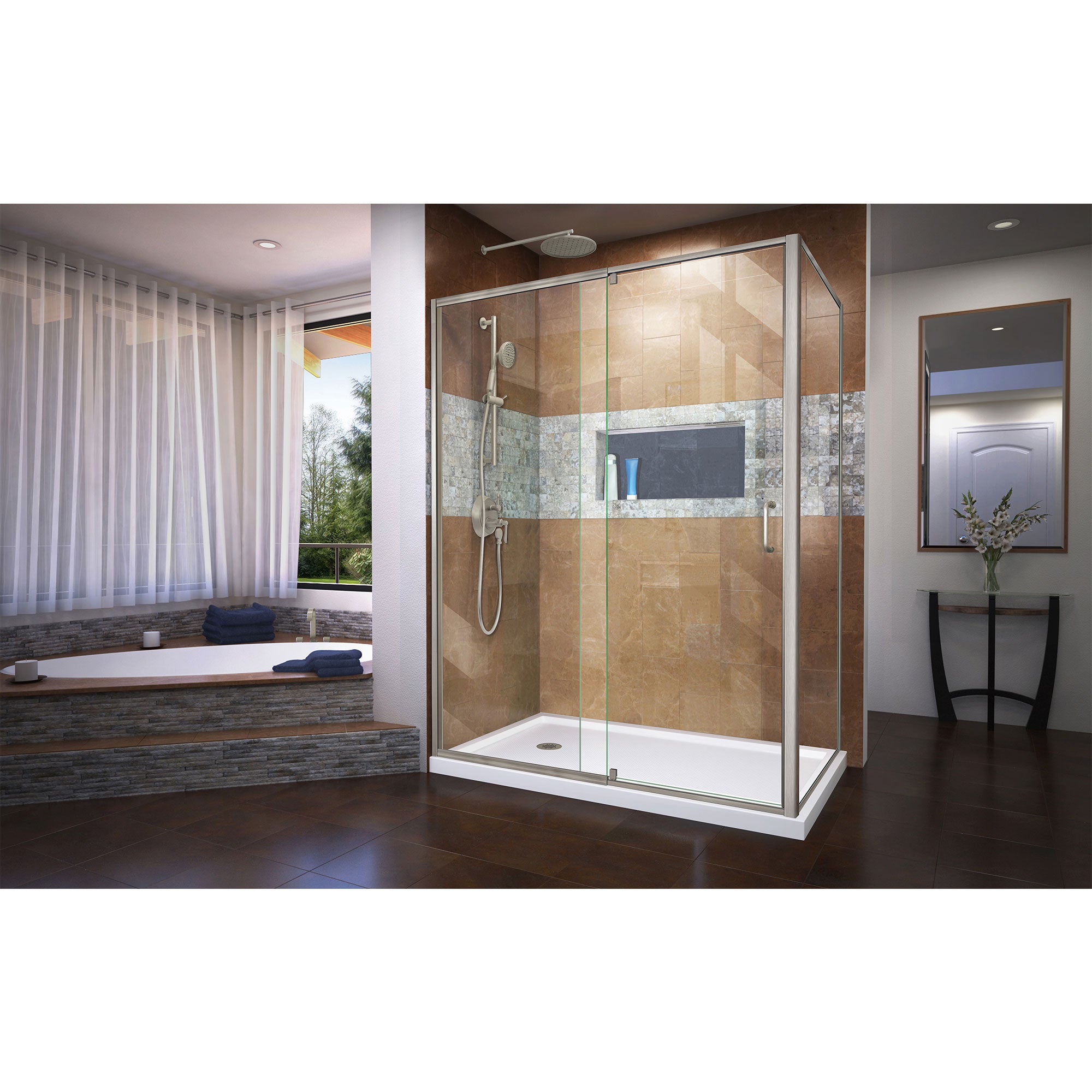 DreamLine Flex 60" W Shower Enclosure Kit