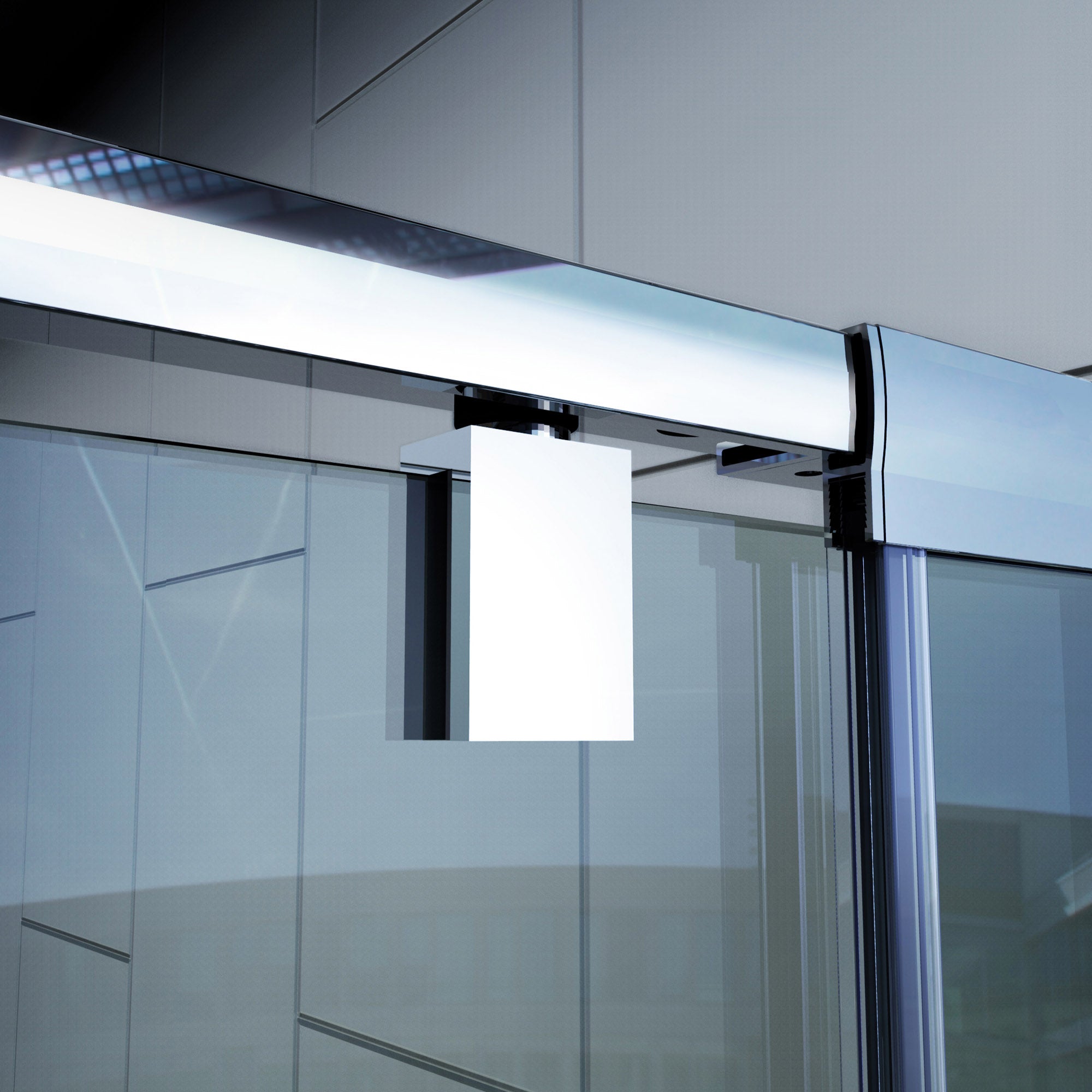 DreamLine Flex 36" D x 36" W Shower Door and Base