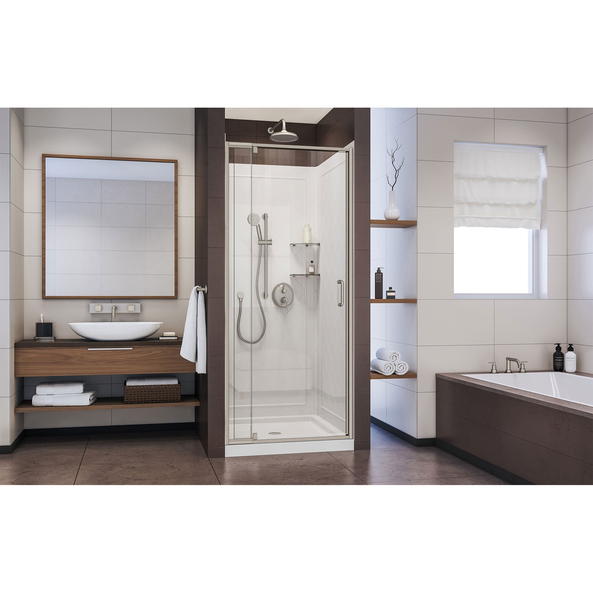 DreamLine Flex 36" W Shower Door Kit