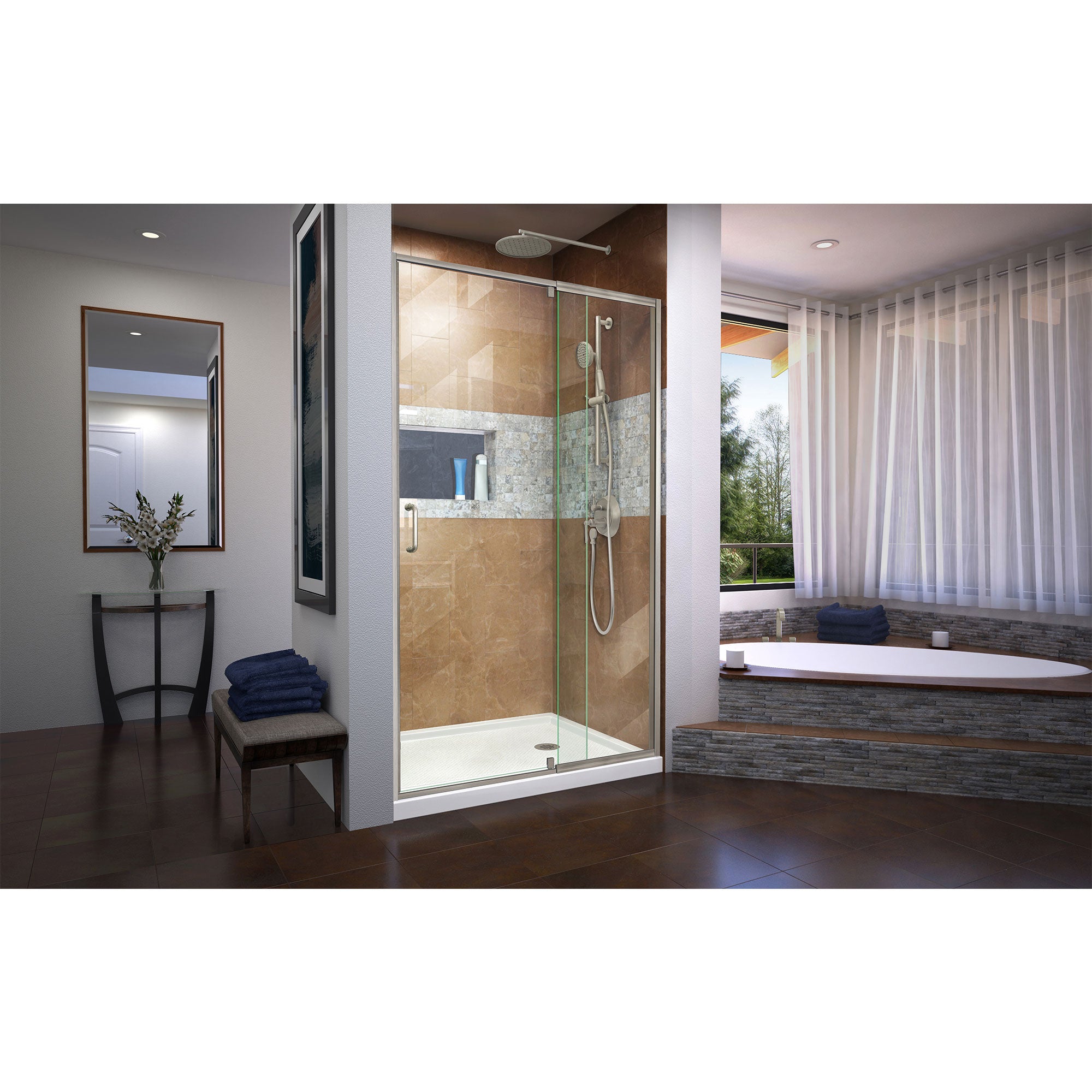 DreamLine Flex 38-42" W Shower Door
