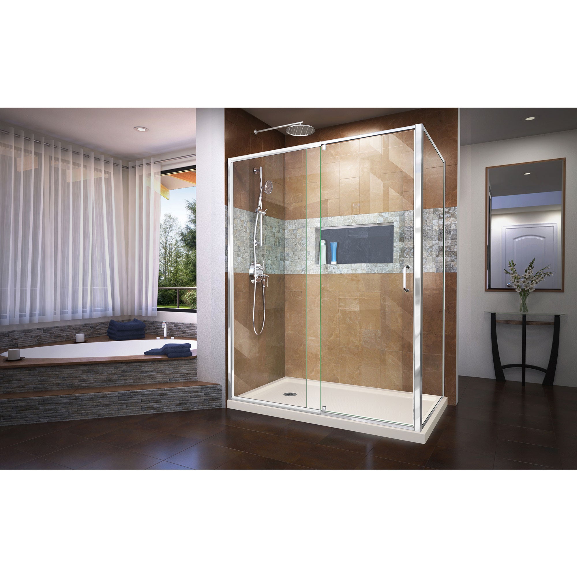 DreamLine Flex 60" W Shower Enclosure Kit
