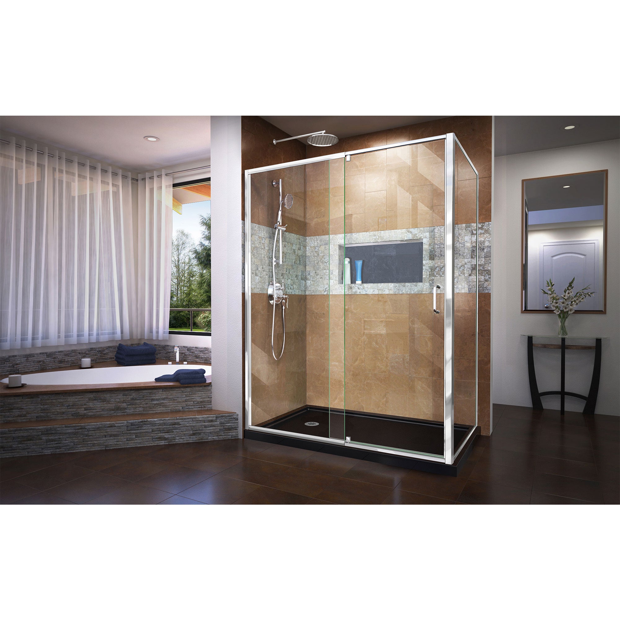 DreamLine Flex 60" W Shower Enclosure Kit