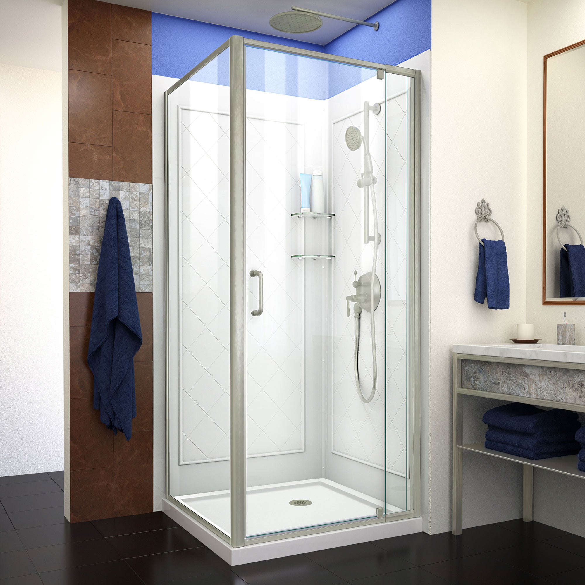 DreamLine Flex 32" W Shower Enclosure Kit