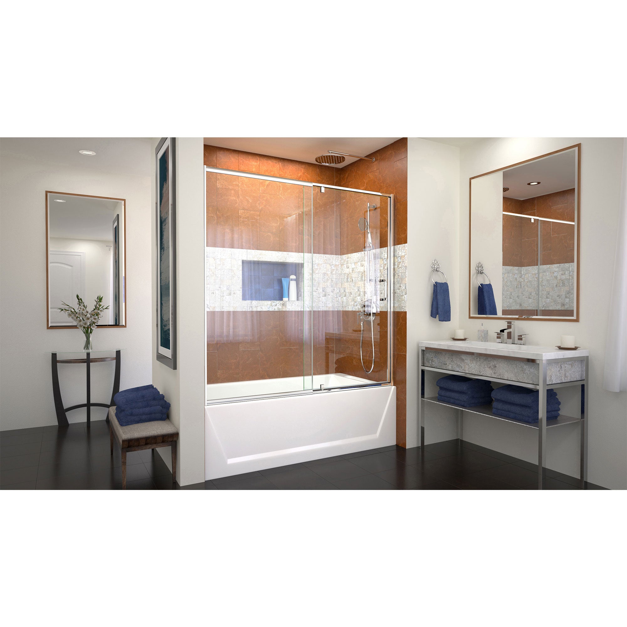 DreamLine Flex 56-60" W Shower Door