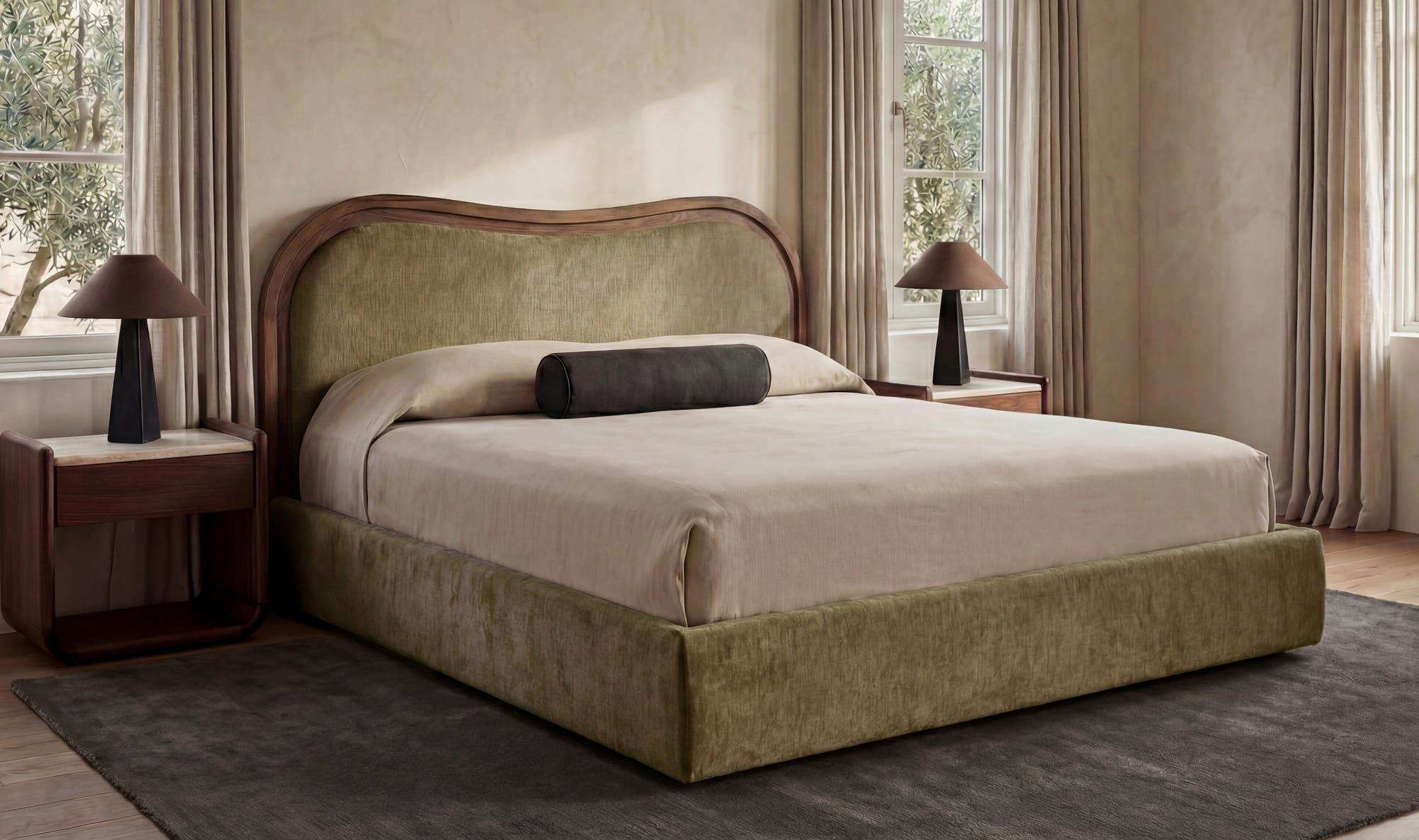 Moes Camilla Queen Bed FO-1037