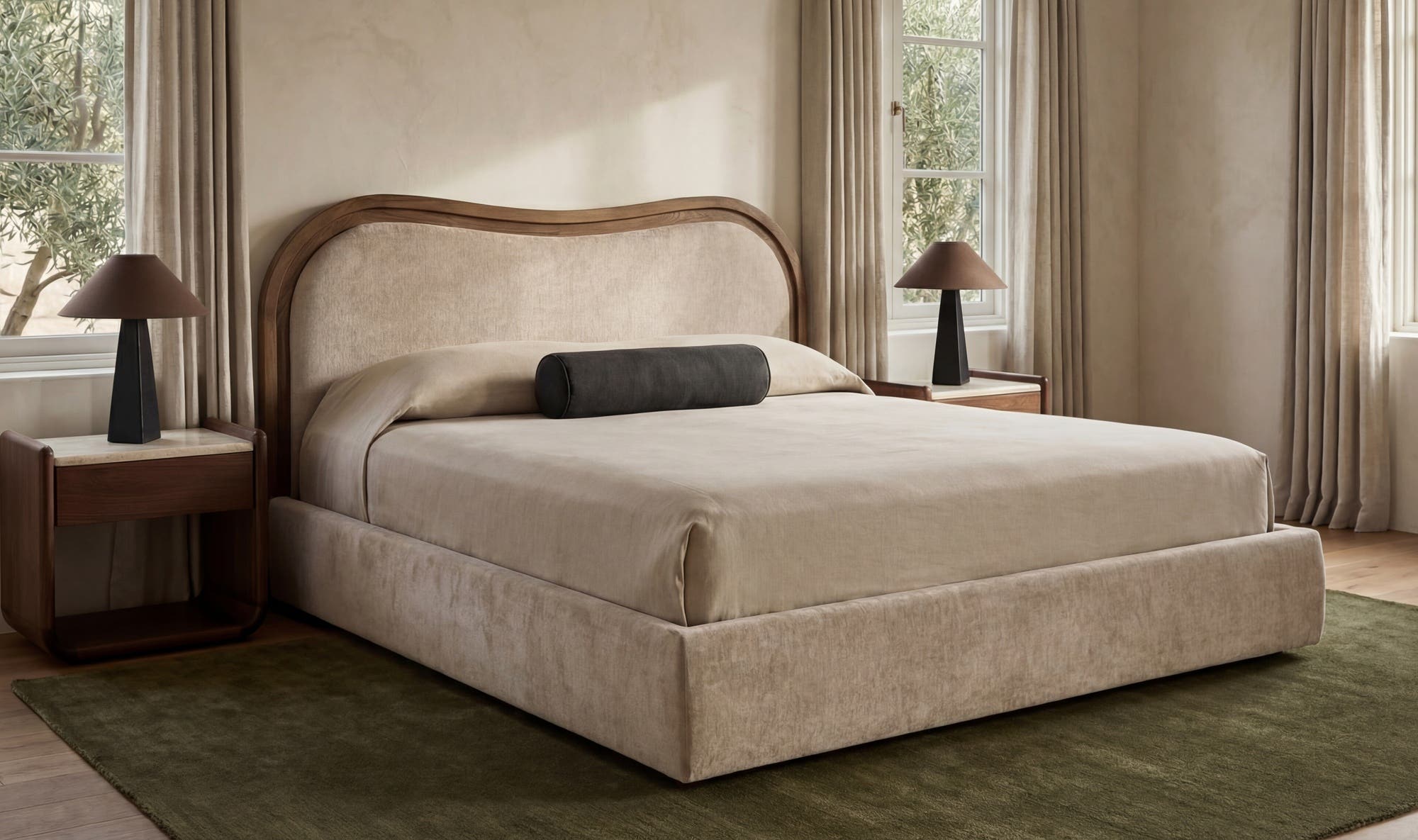 Moes Camilla King Bed FO-1038