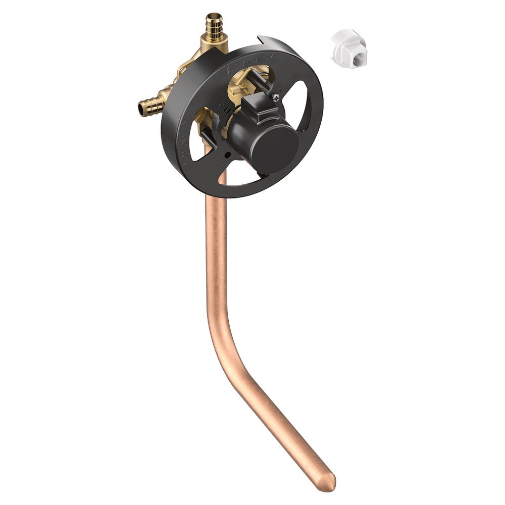 M-Pact Includes bulk pack Posi-Temp(R) 1/2" crimp ring PEX connection pressure balancing