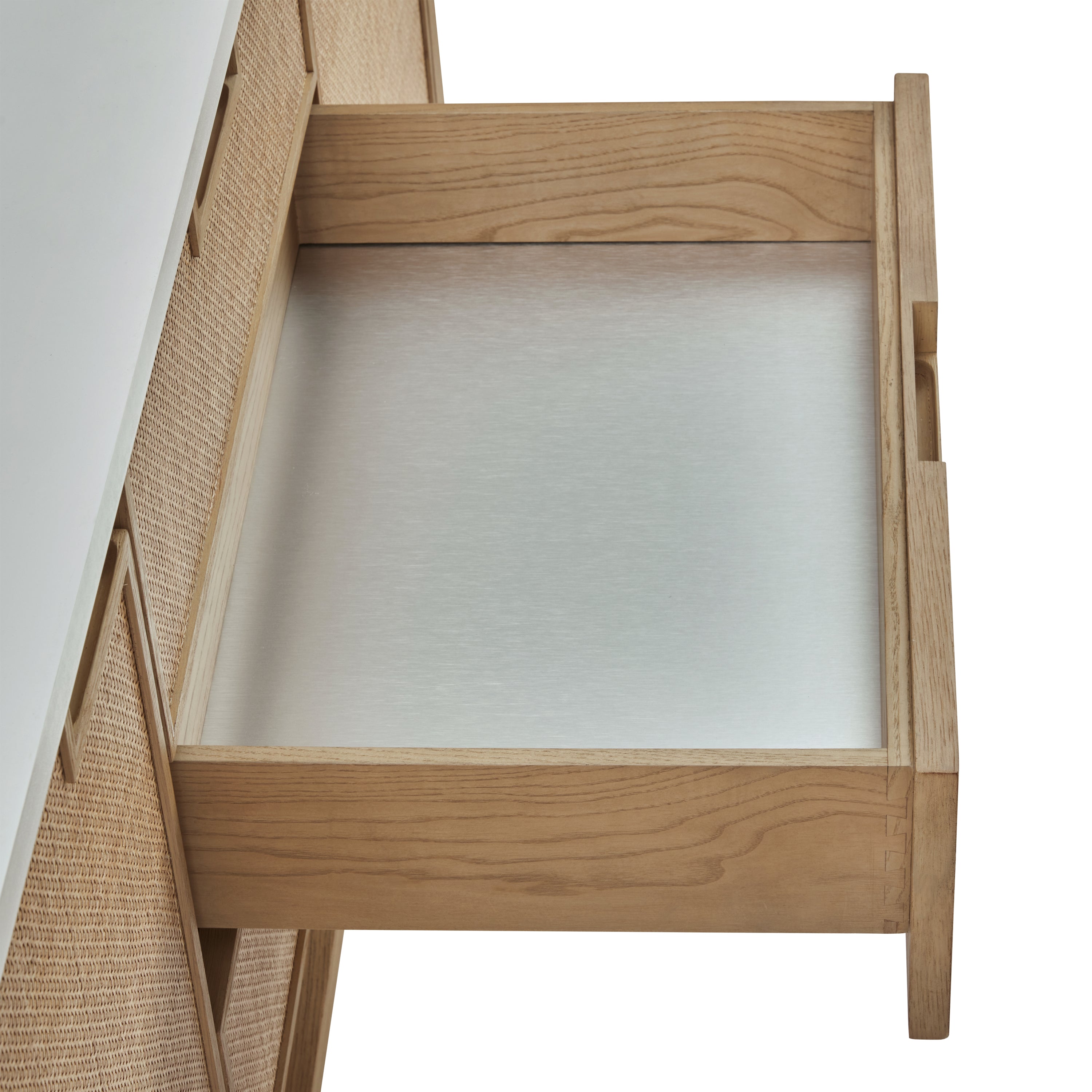 James Martin Solene 72" Double Vanity in Seaside Oak with 3cm Countertop and FreePower Wireless Charger