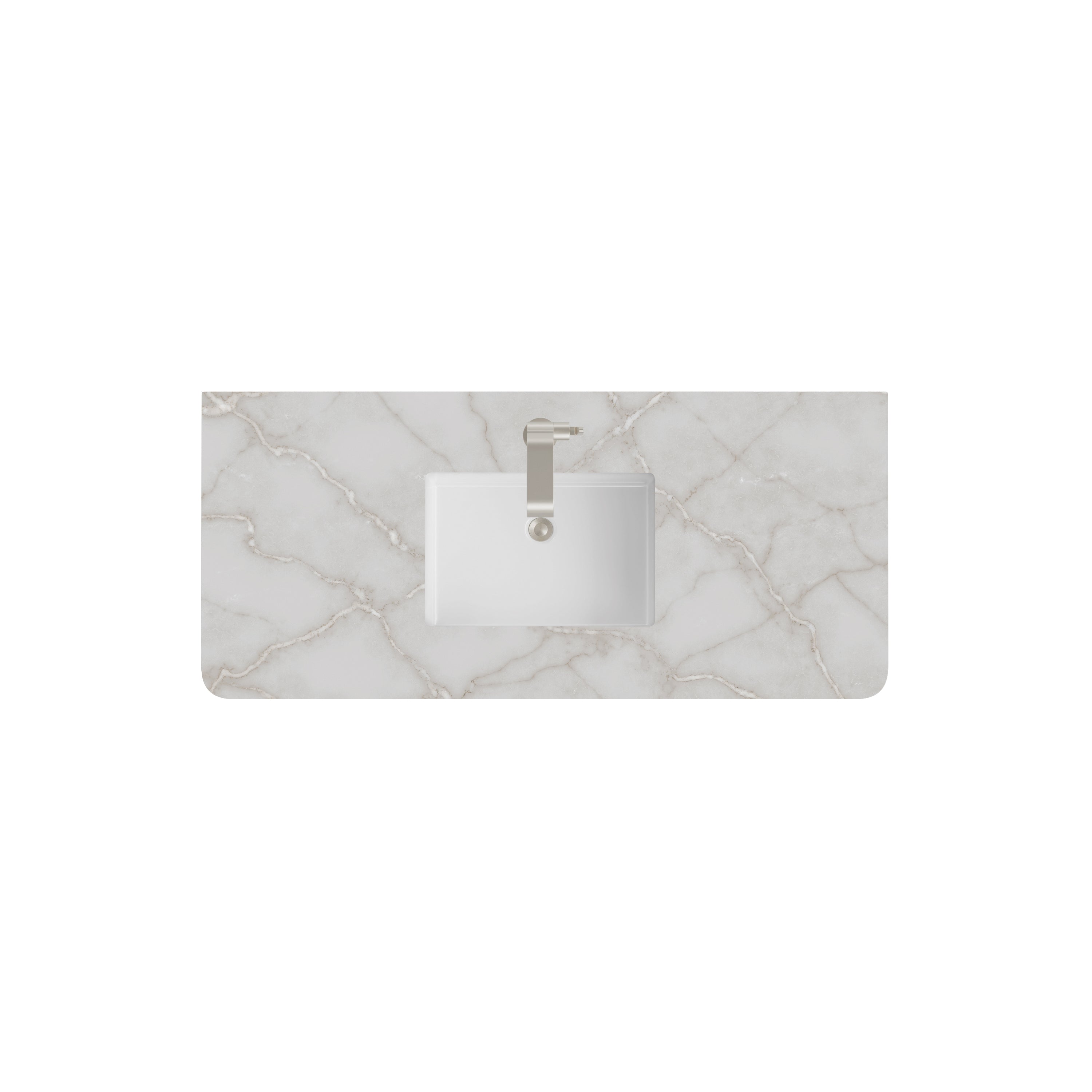 James Martin 48" Single Radius Cut Top with Sink, 3cm