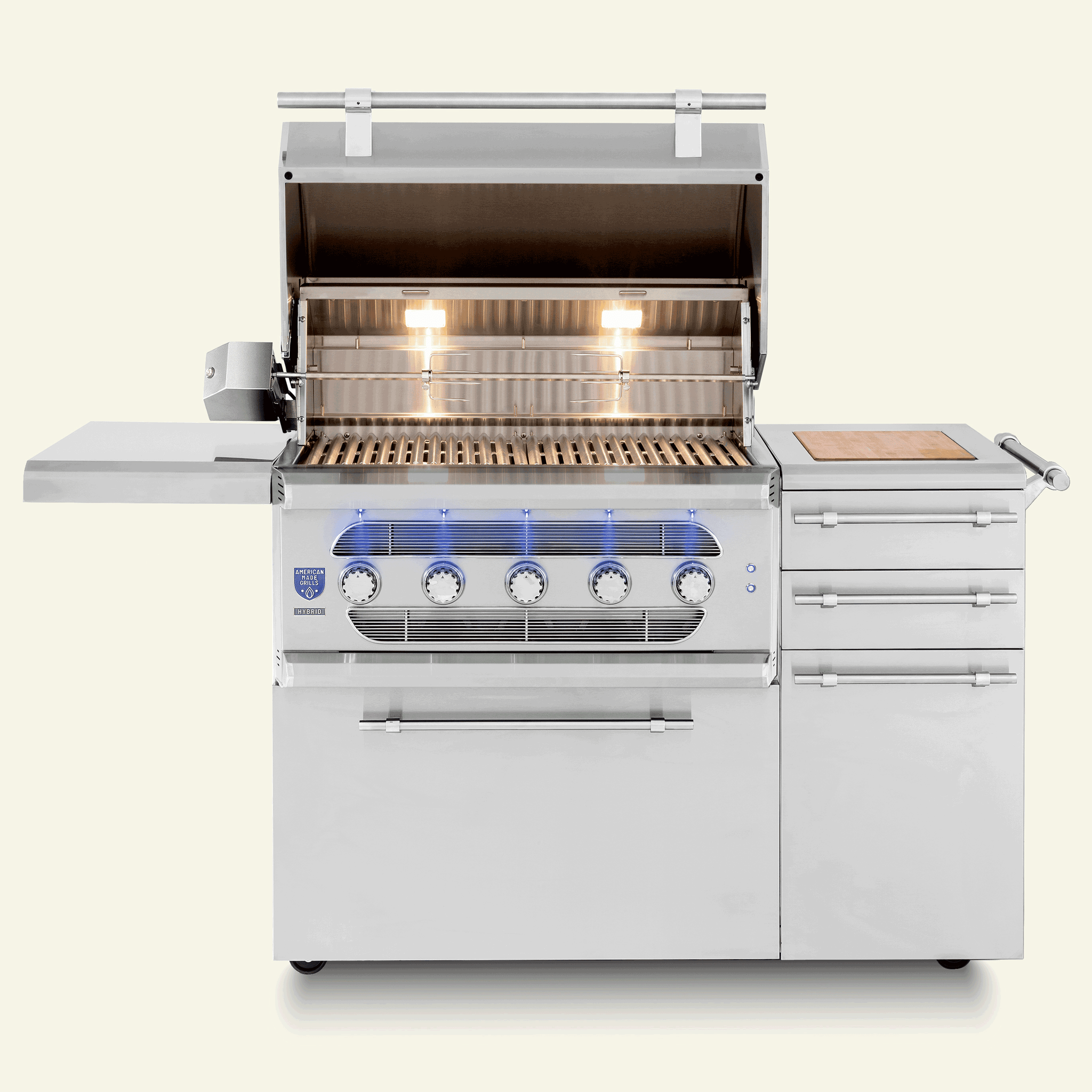 American Made Grills MUSFS36 Freestanding Muscle - 36" Hybrid Grill