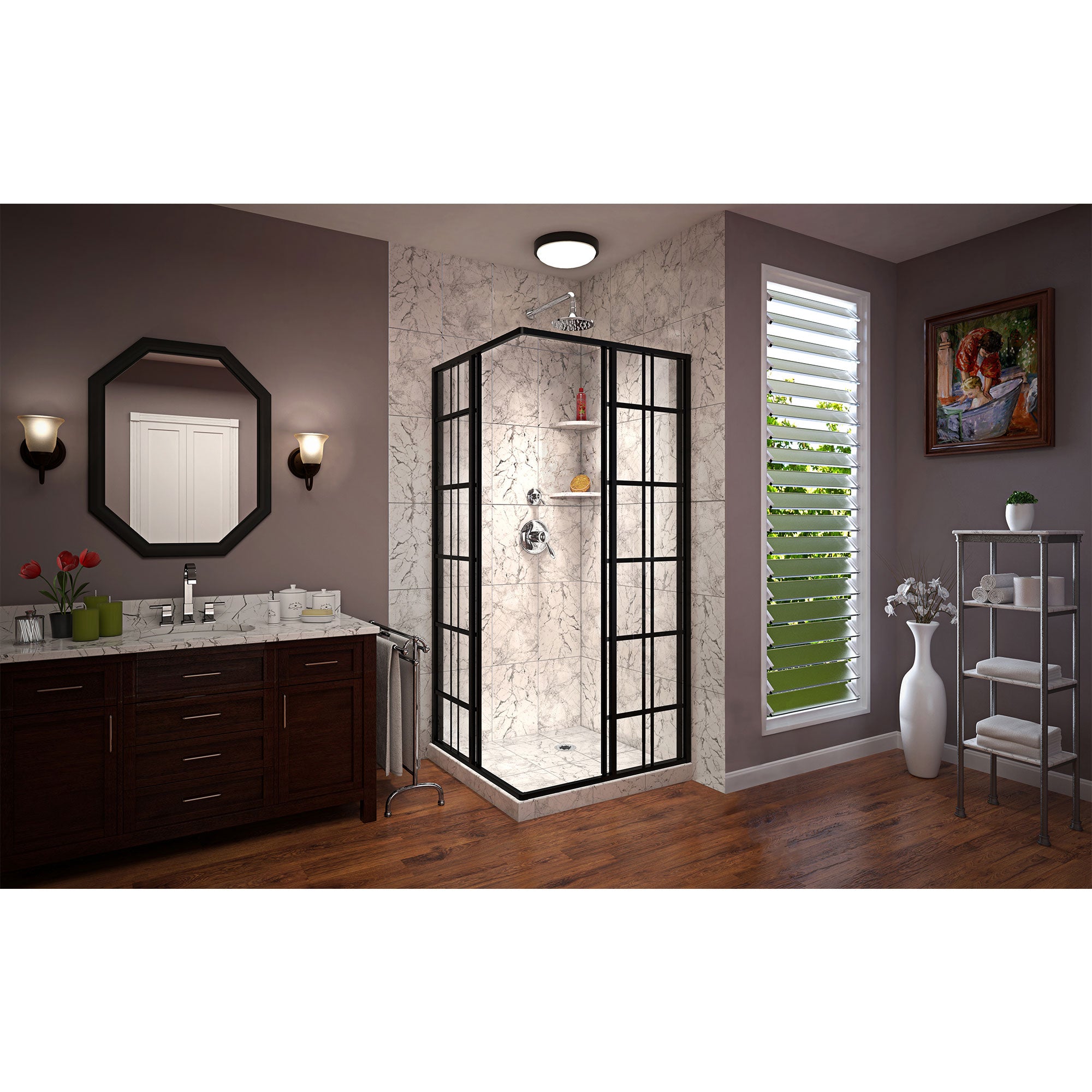 DreamLine French Corner 34.5" W Shower Enclosure