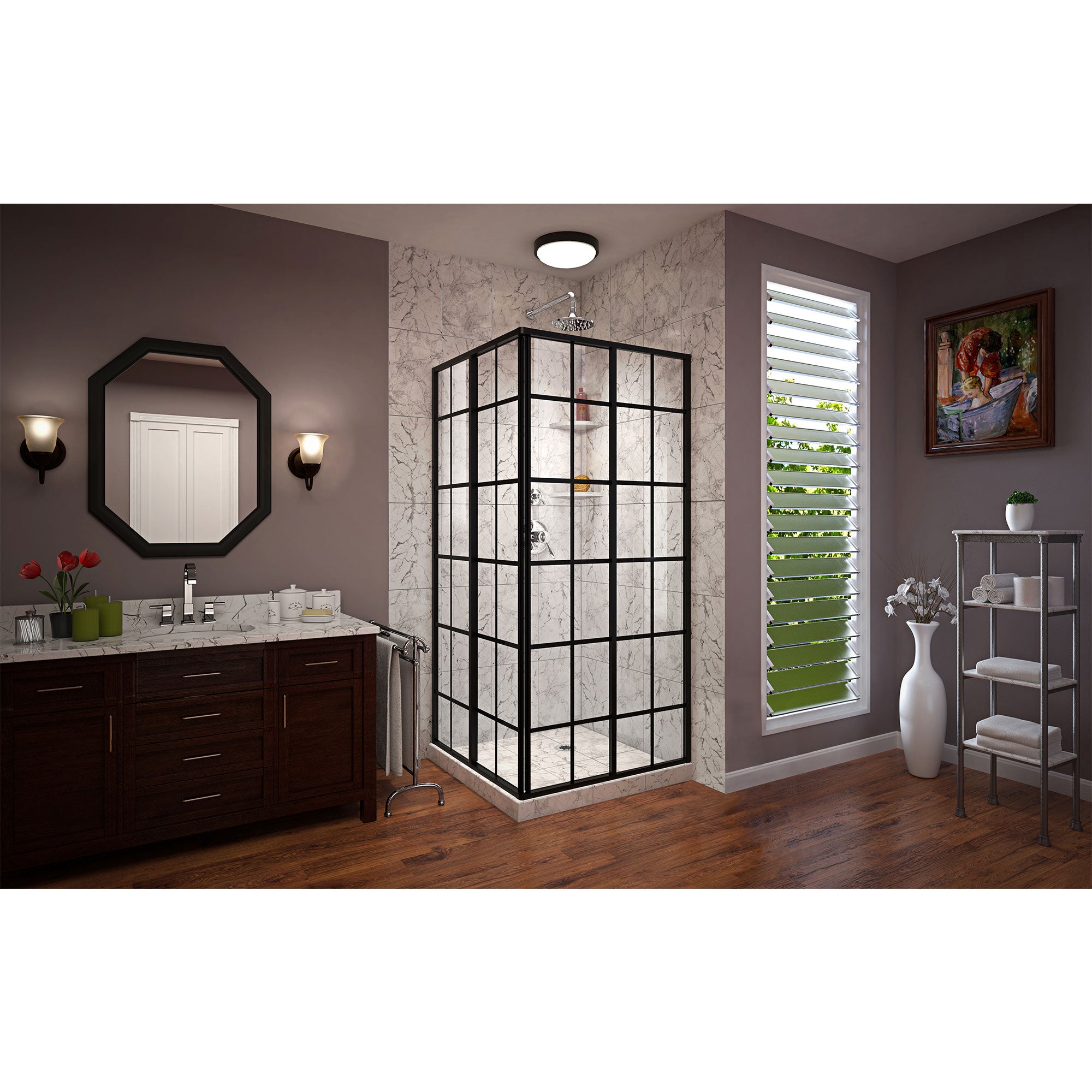 DreamLine French Corner 40.88" W Shower Enclosure