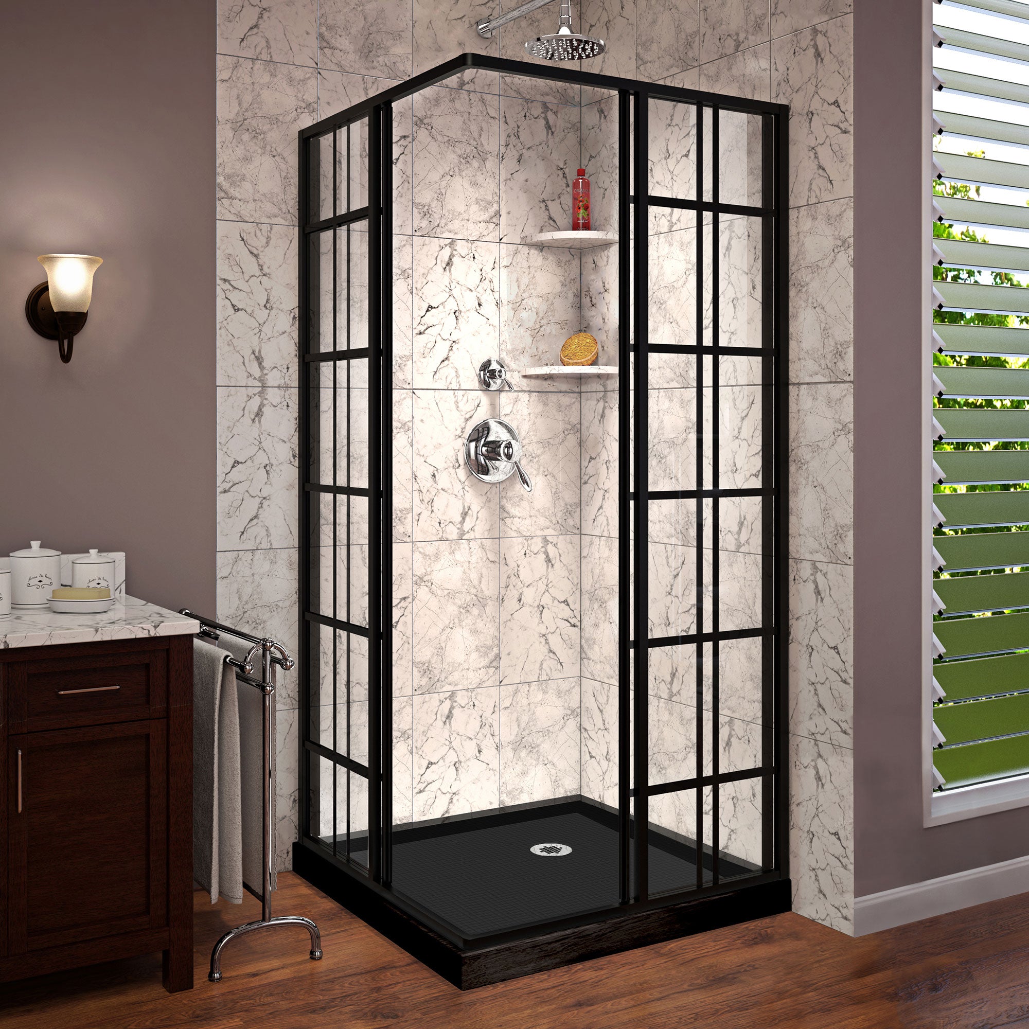 DreamLine French Corner 42" W Shower Enclosure Kit