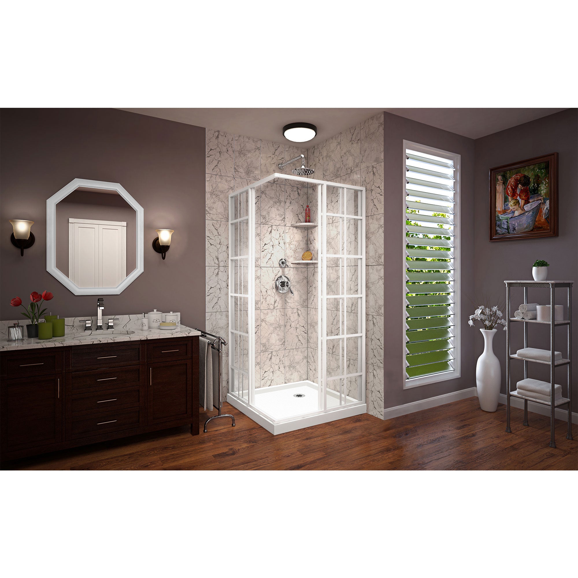 DreamLine French Corner 34.5" W Shower Enclosure
