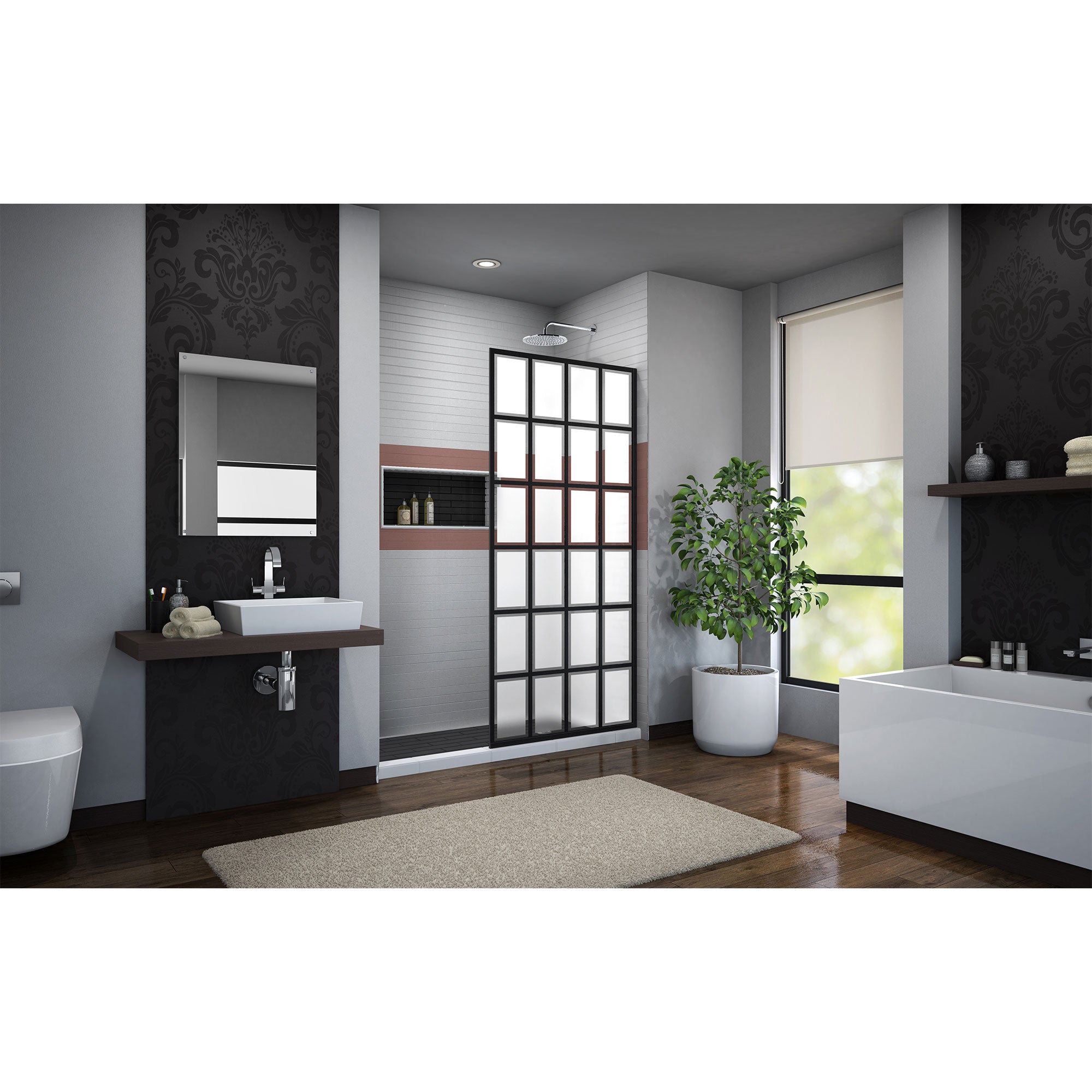 DreamLine French Linea 34" W Shower Door