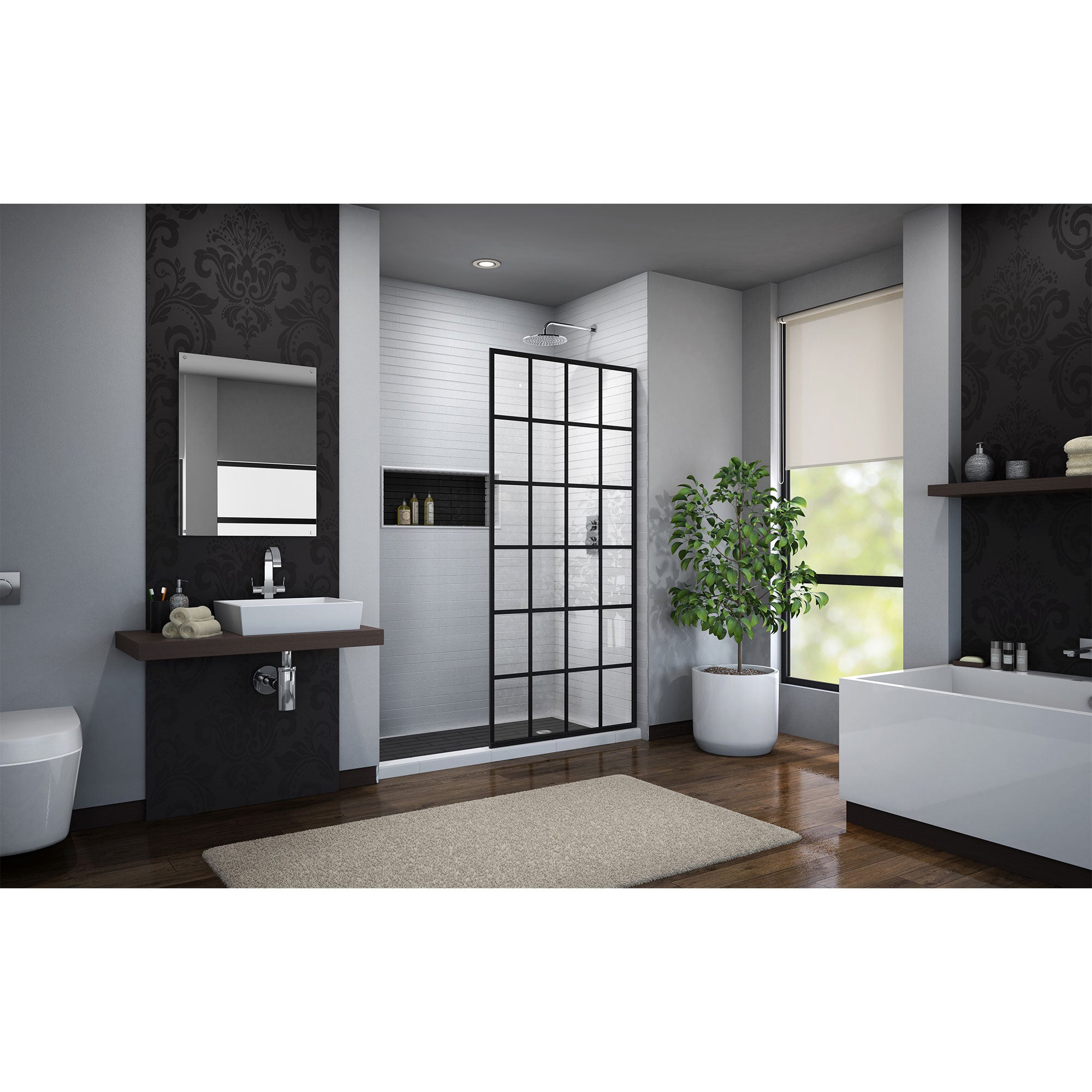 DreamLine French Linea 34" W Shower Door