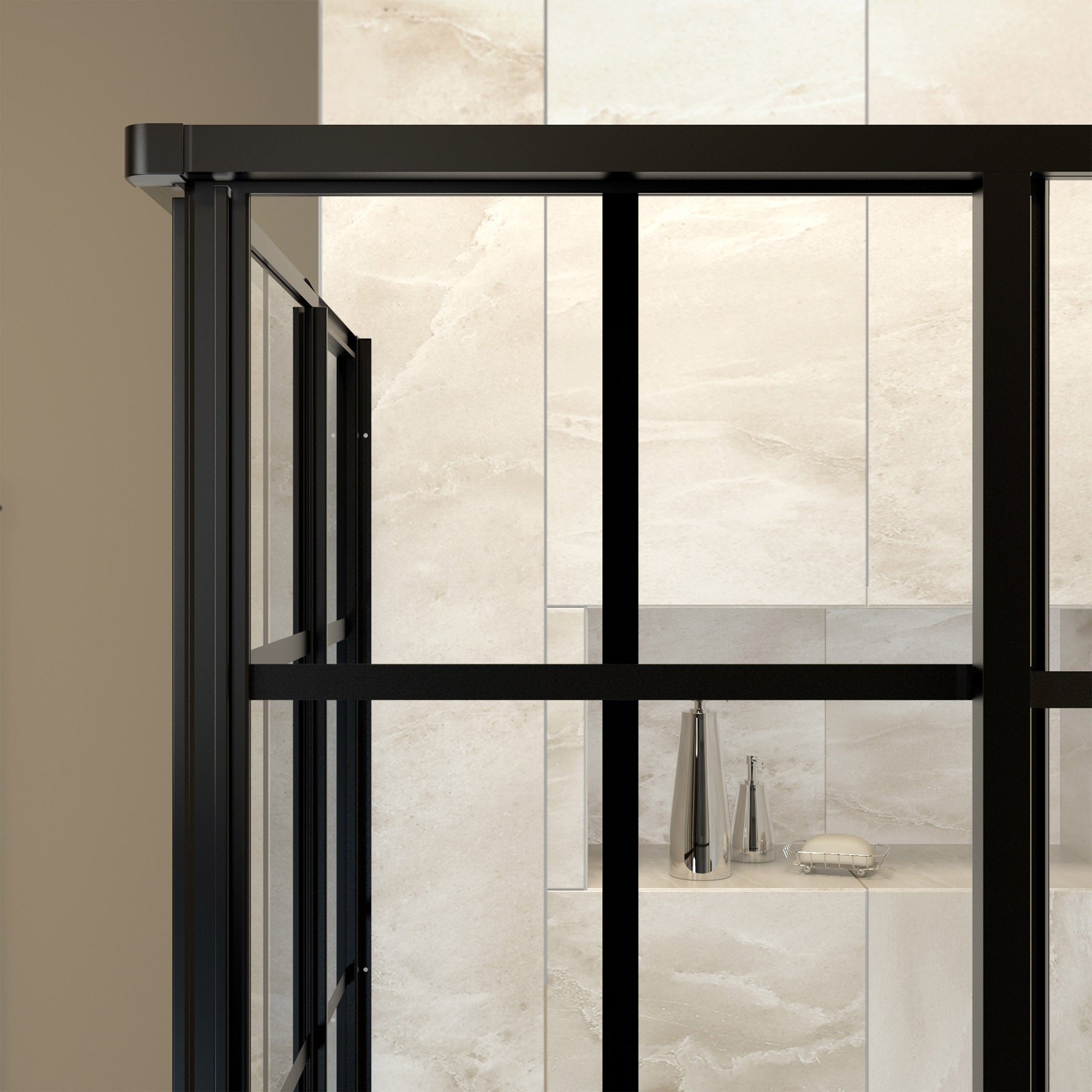 DreamLine French Corner 42" W Shower Enclosure Kit