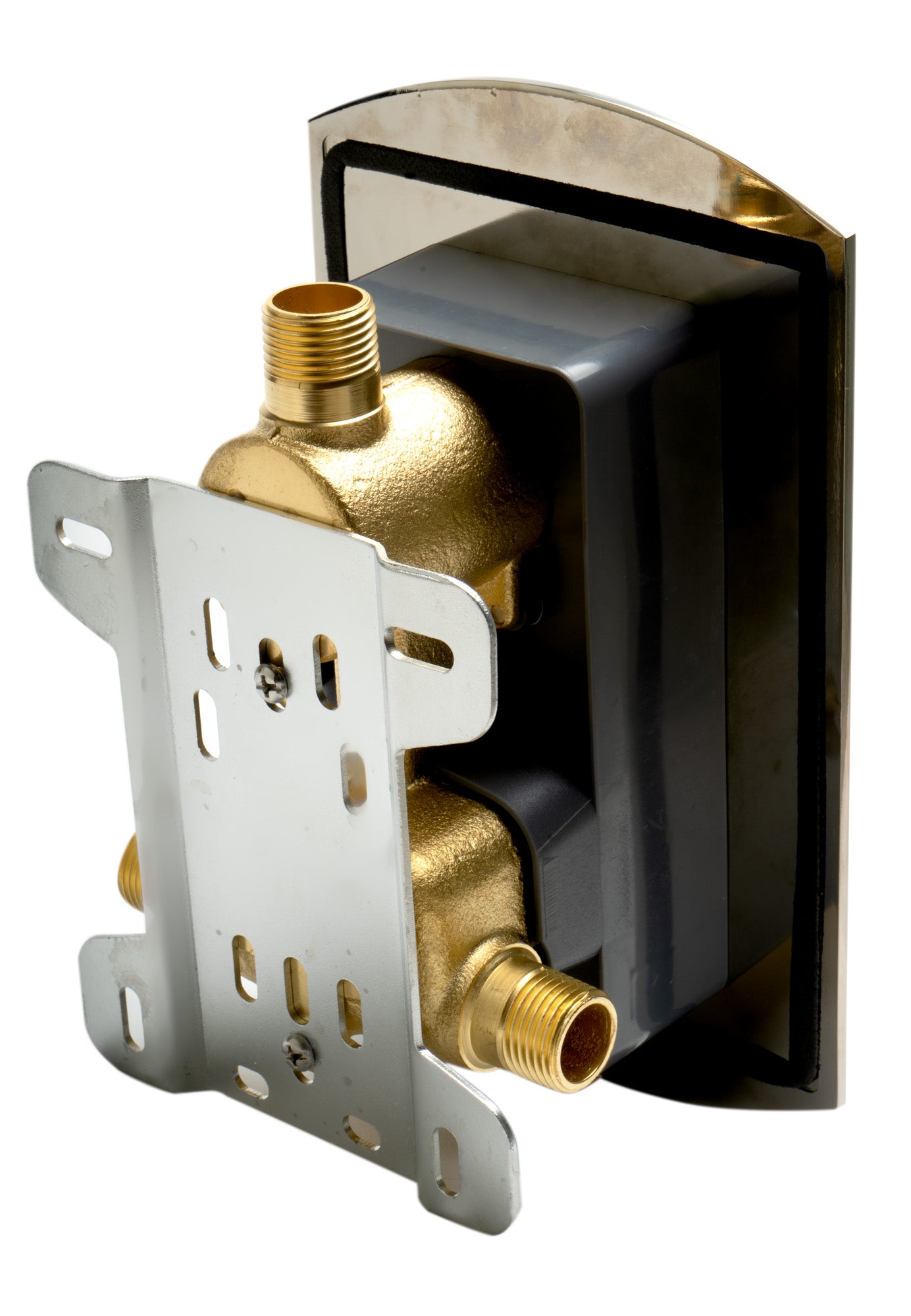 ALFI brand AB3809 Round Knob 1 Way Thermostatic Shower Mixer