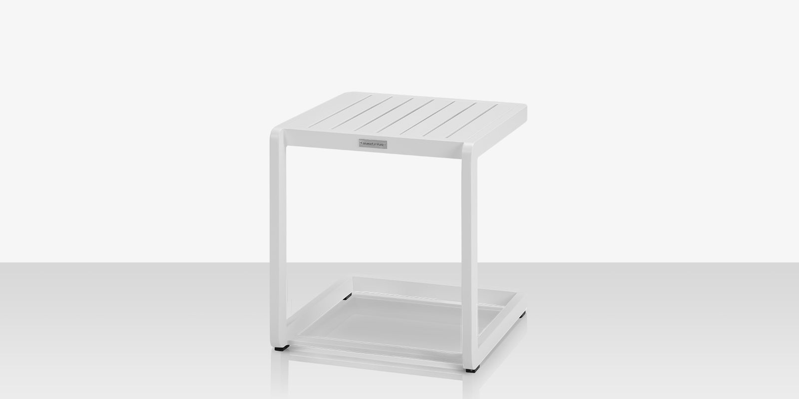 Fusion Side Table Tex White