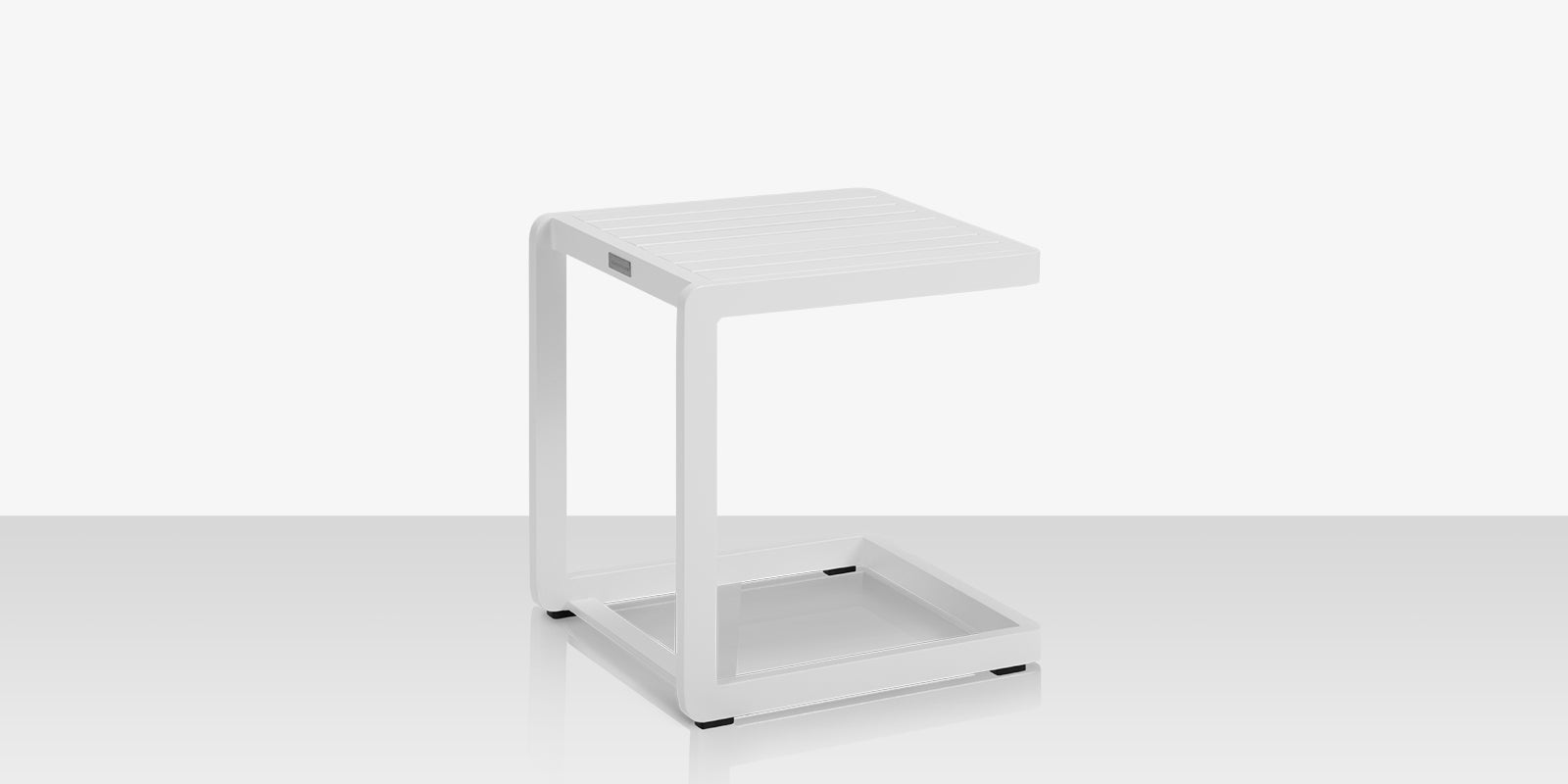 Fusion Side Table Tex White