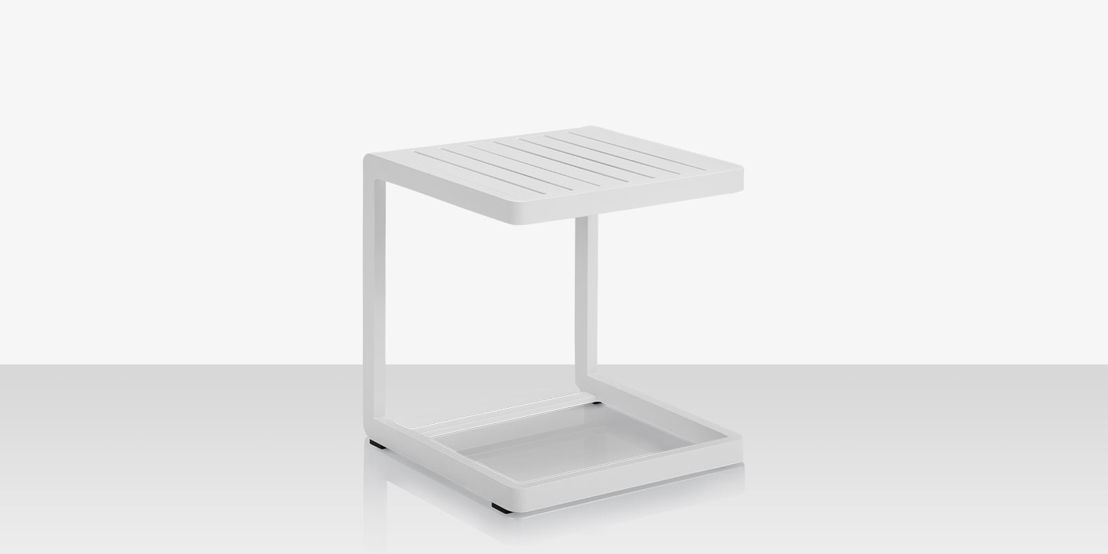Fusion Side Table Tex White