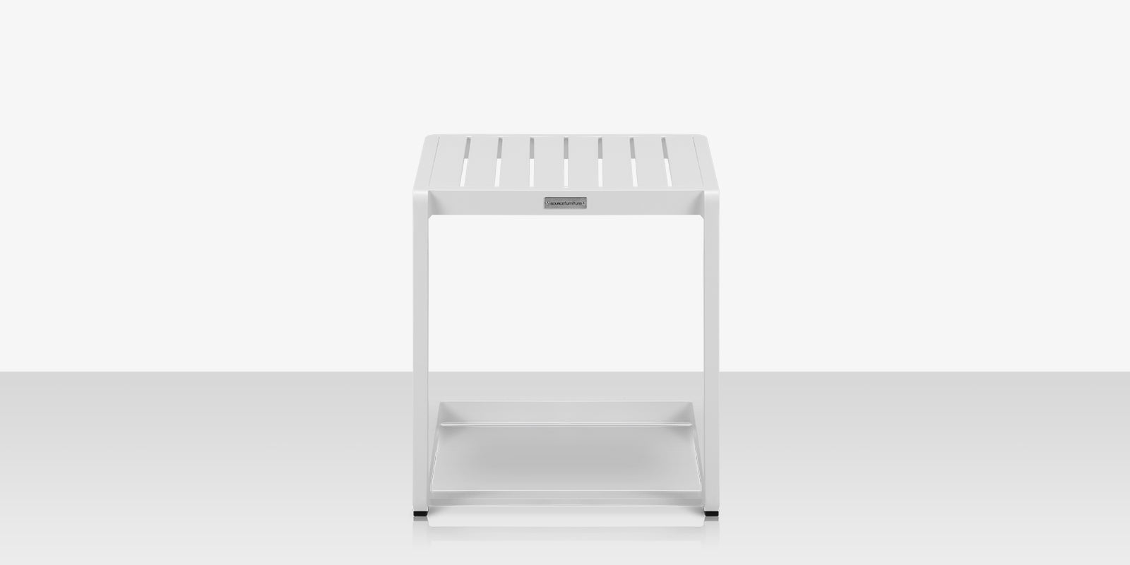 Fusion Side Table Tex White
