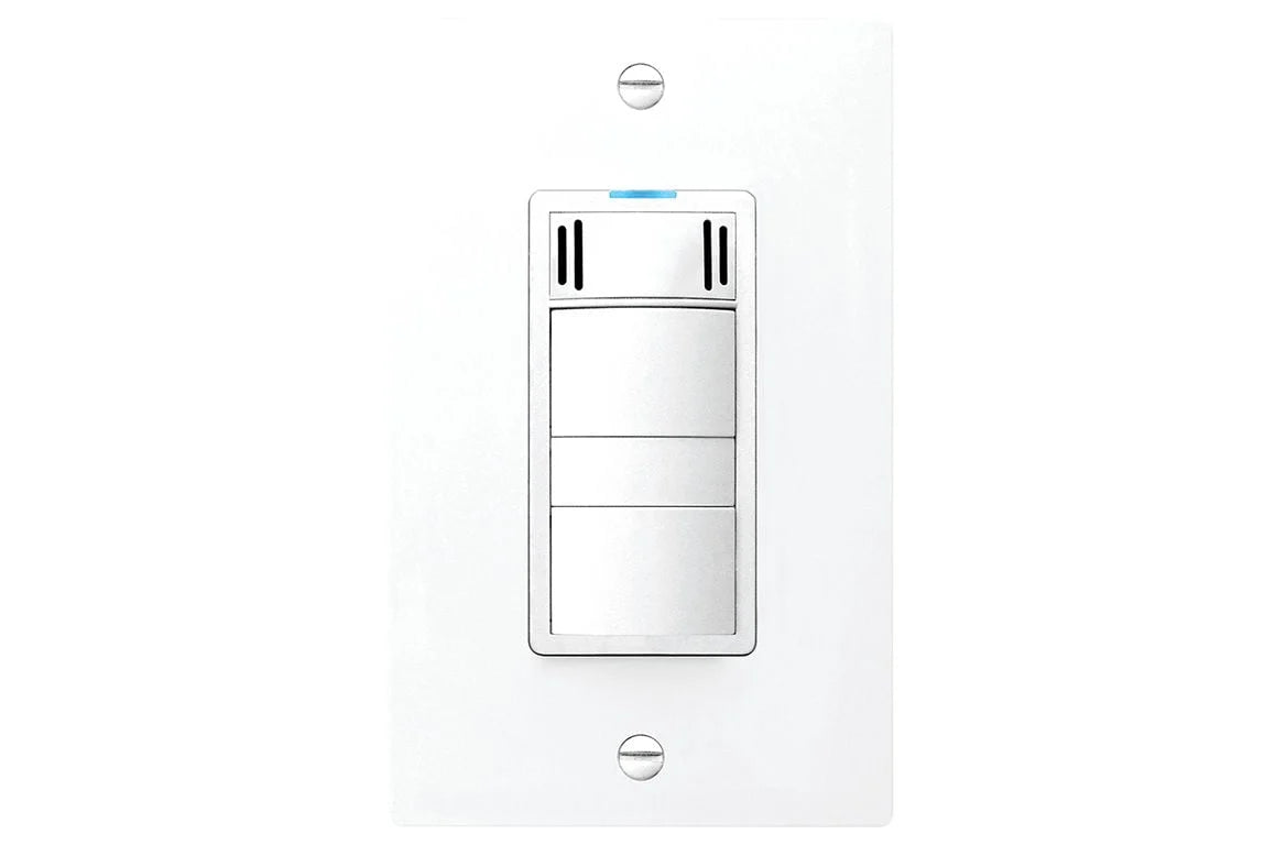 WhisperControl® Condensation Sensor Plus - On/Off Fan Control with Light, White