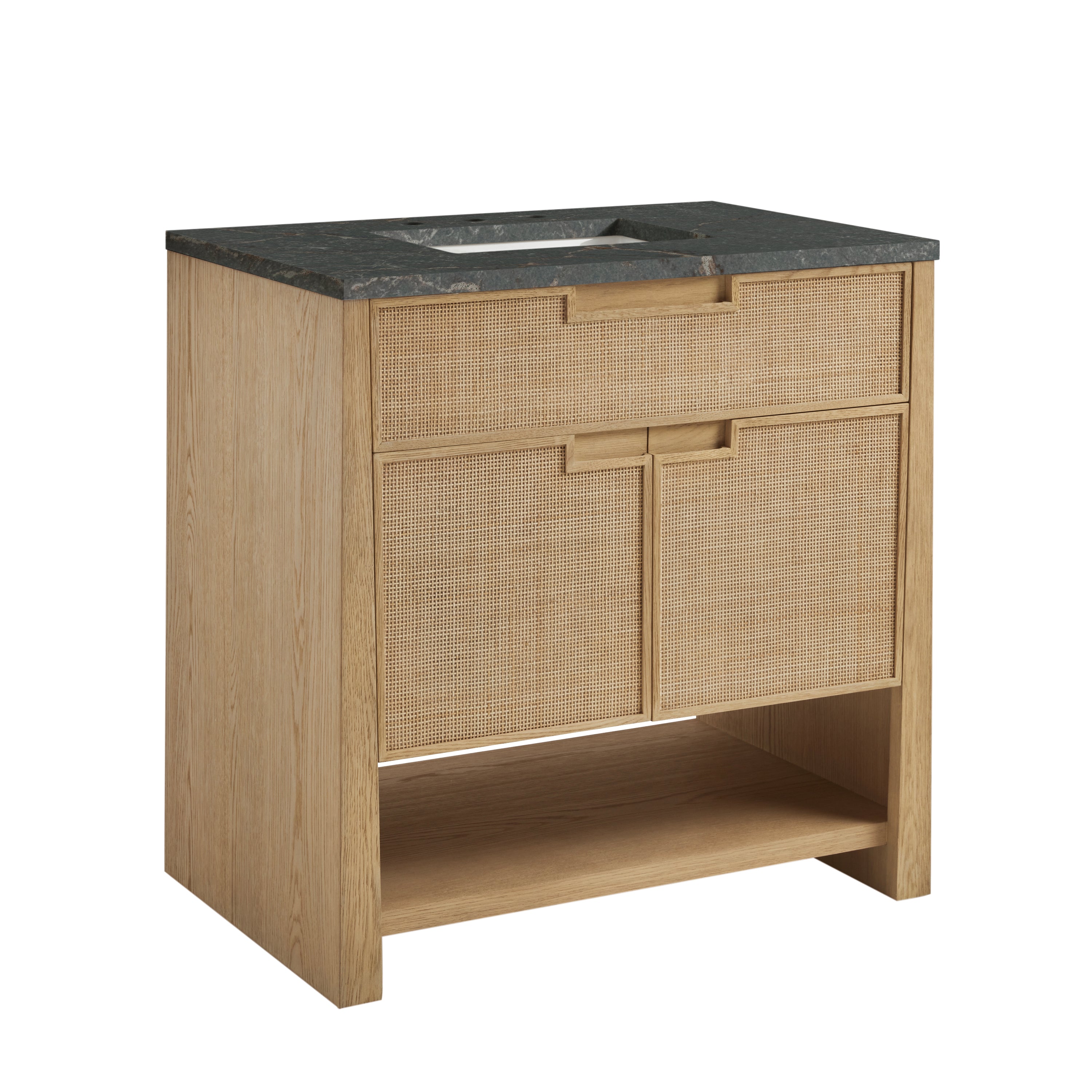 James Martin Solene 36" Single Vanity in Seaside Oak with 3cm Countertop