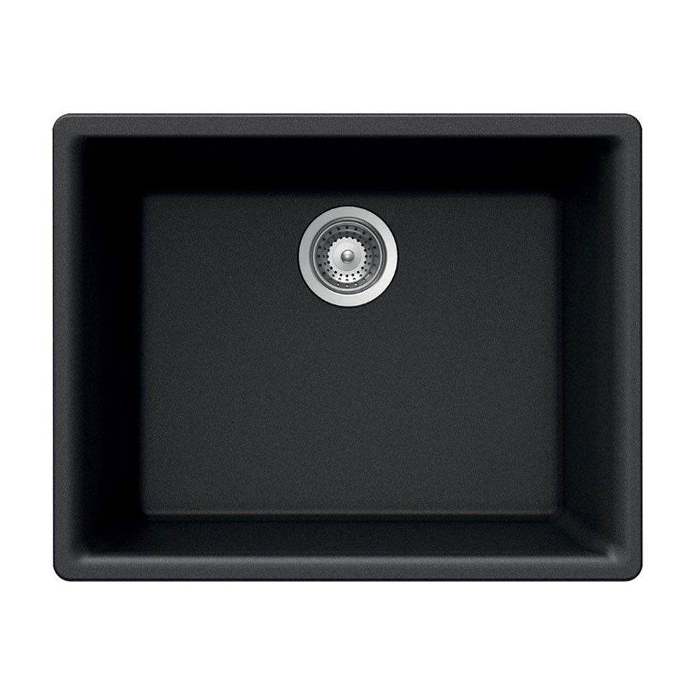 Houzer Cassiano 24 inch Granite Composite Undermount Single Bowl Kitchen Sink - G-100U
