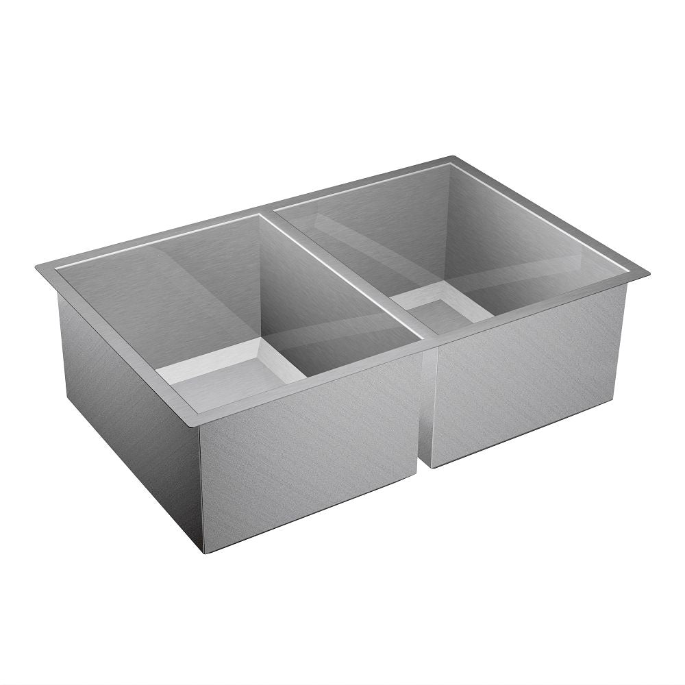Prep 31" Stainless Steel Undermount Double Bowl Sink