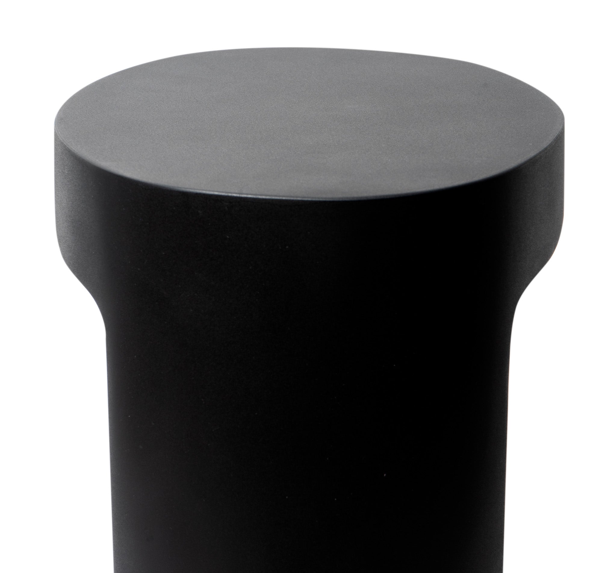 ALFI brand  ABST66BM Black Matte Solid Surface Resin Bathroom / Shower Stool