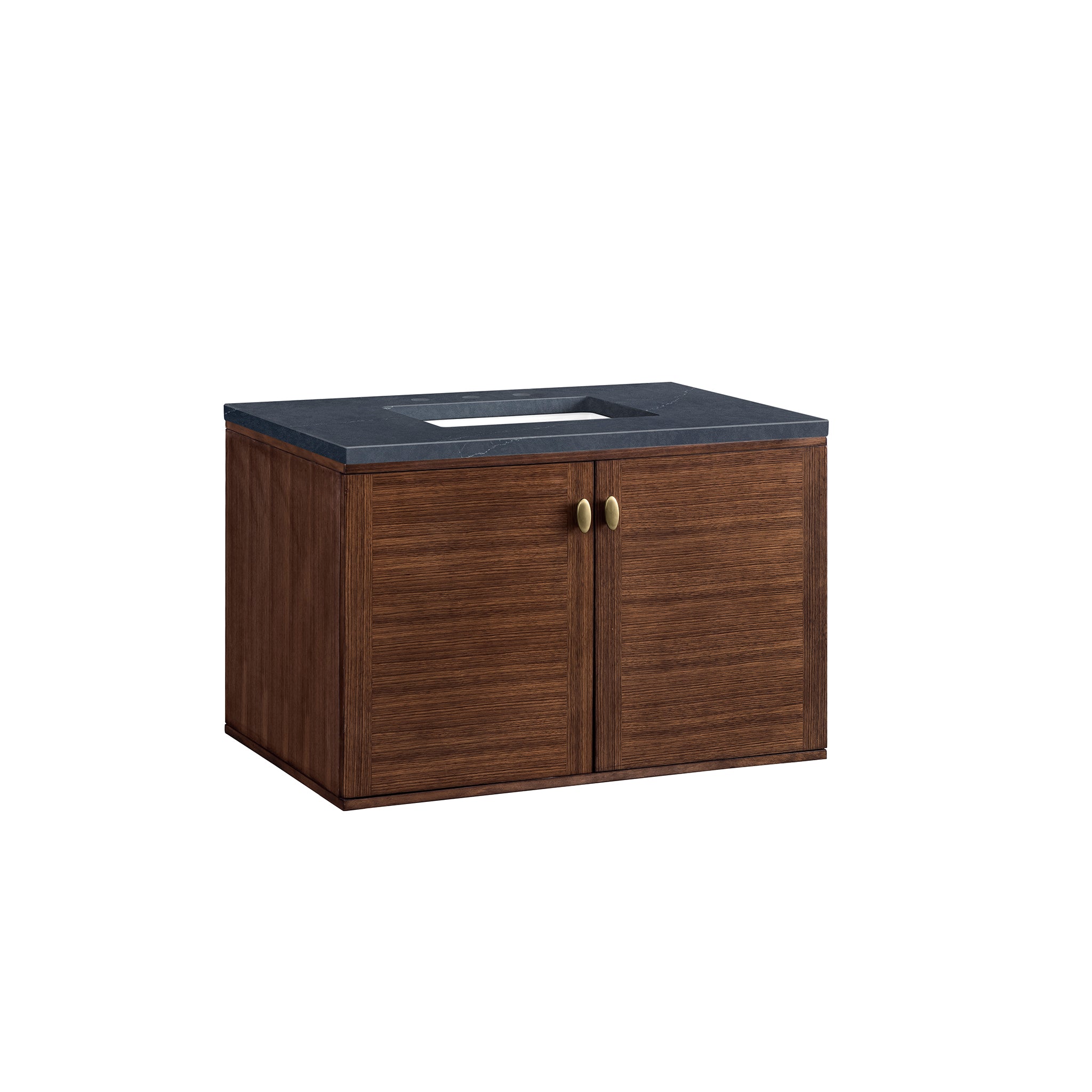 James Martin Amberly 36" Single Vanity in Mid-Century Walnut with 3cm Countertop