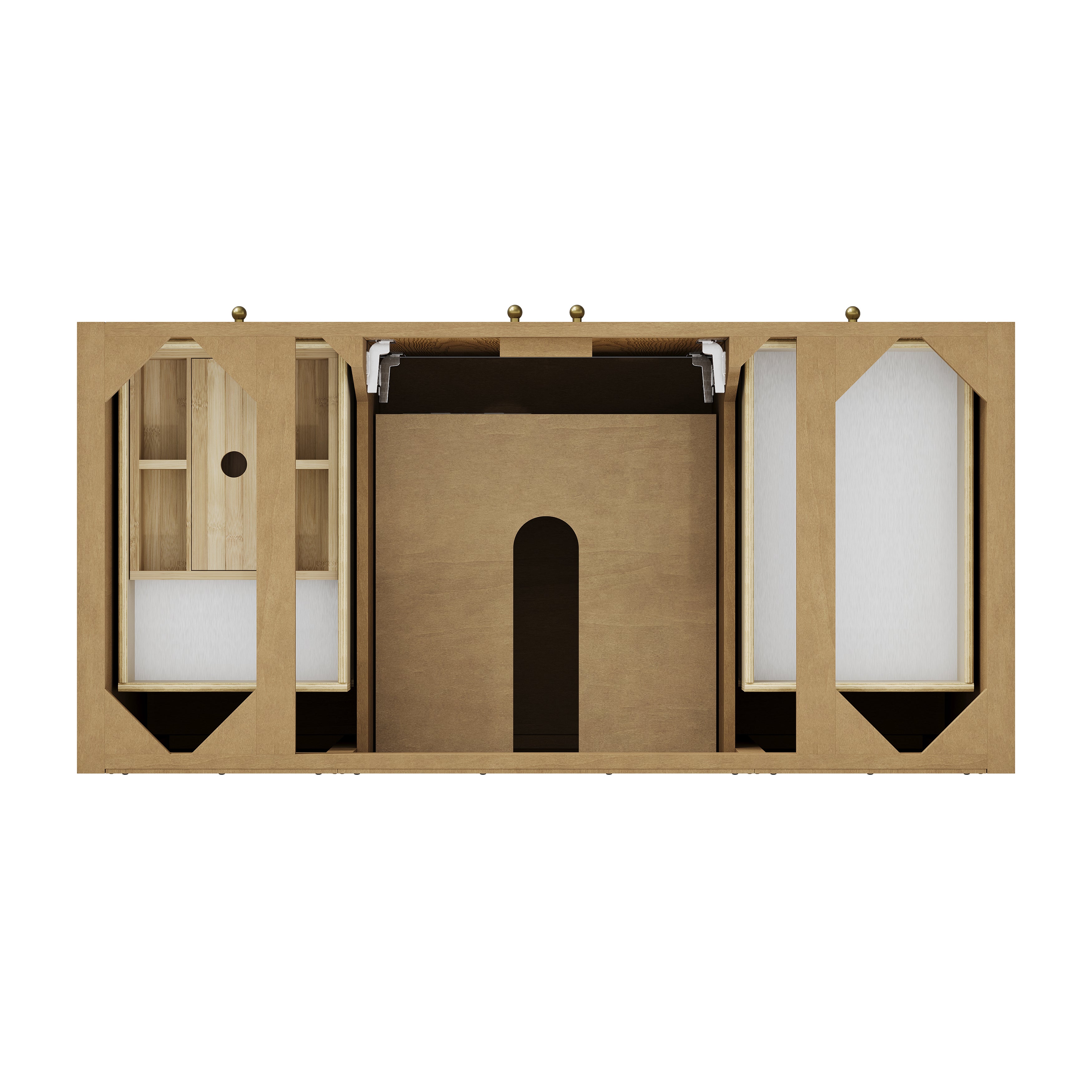 James Martin Hudson 48" Single Vanity in Light Natural Oak with 3cm Countertop