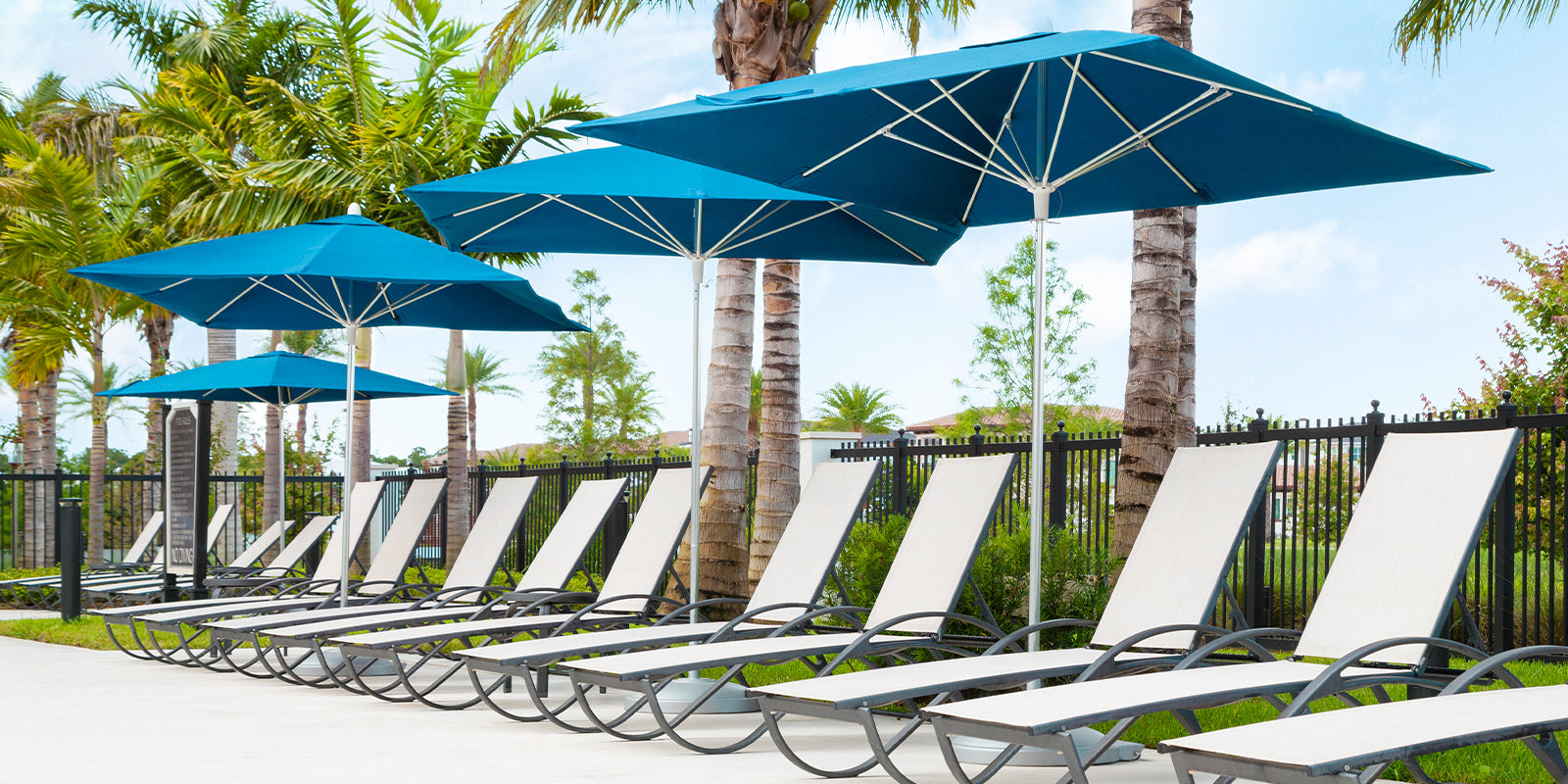 Rio Square Single Vented Umbrella