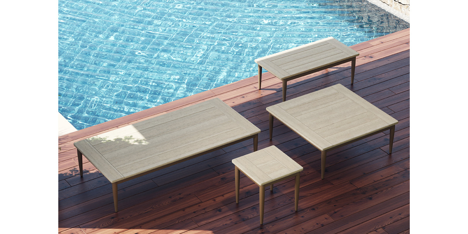 Danish Coffee Table Large (Rectangular)