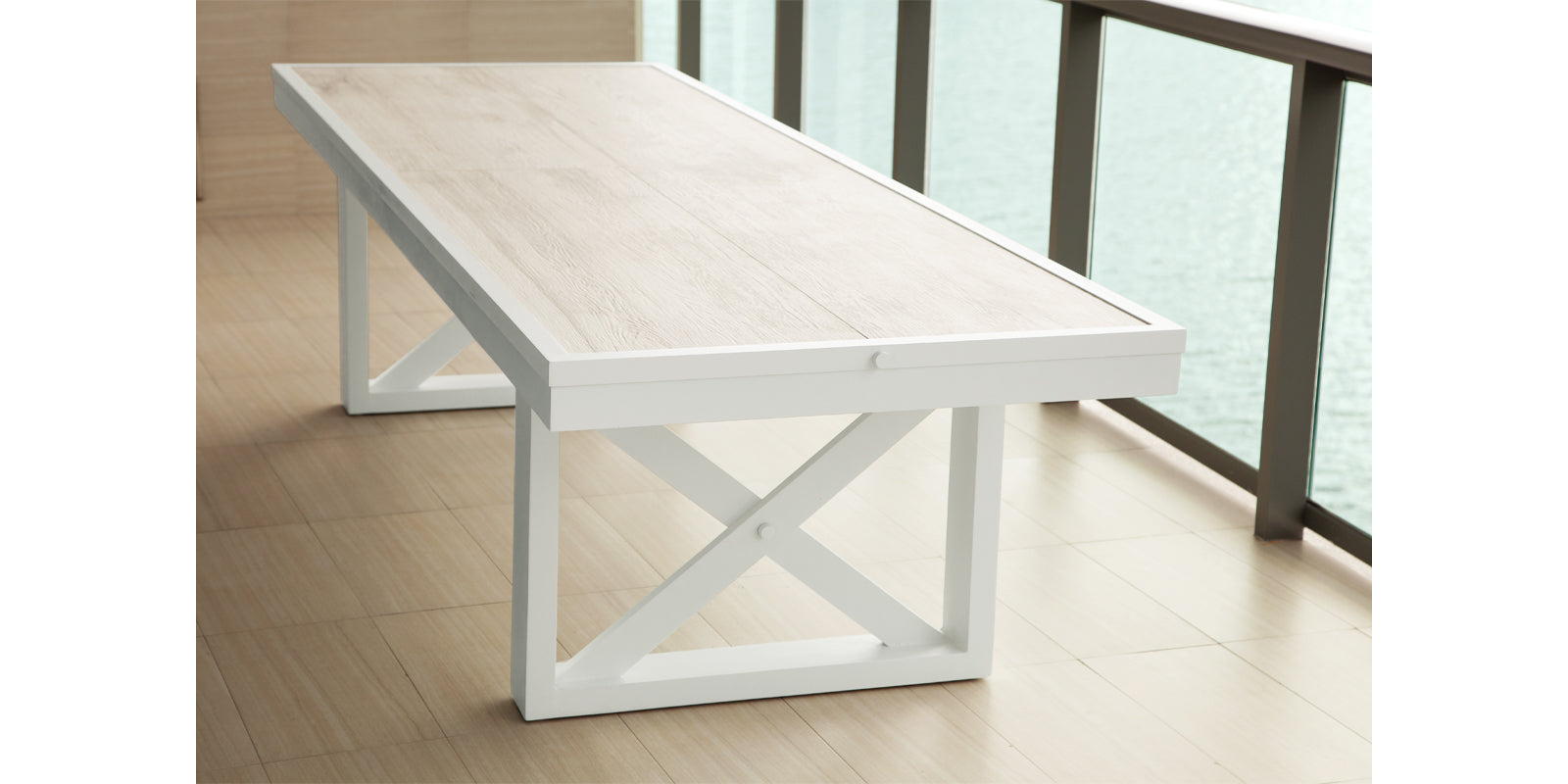 Contemporary Bases Square X Style Dining Table Base (set of two)
