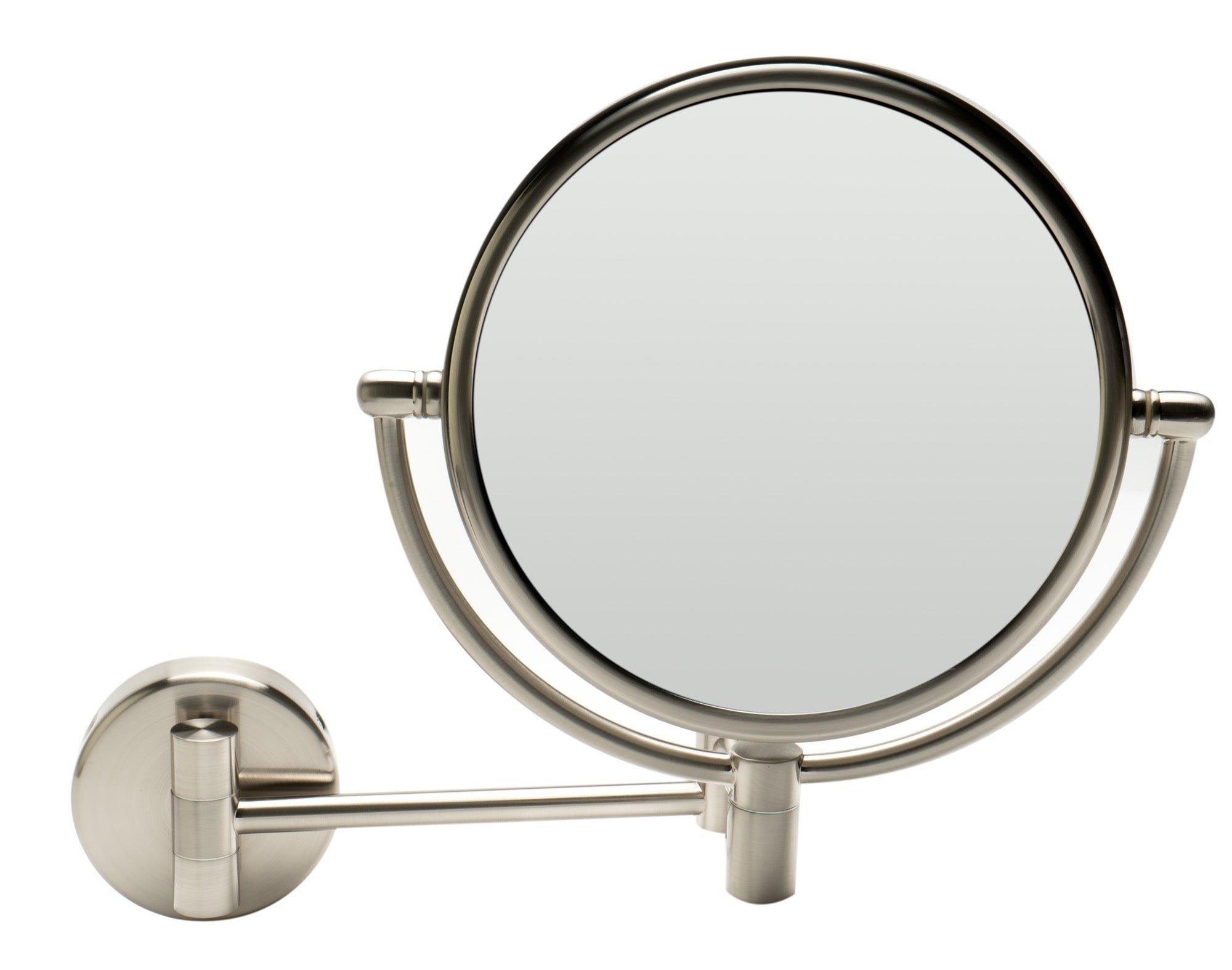 ALFI brand ABM8WR 8" Round Wall Mounted 5x Magnify Cosmetic Mirror