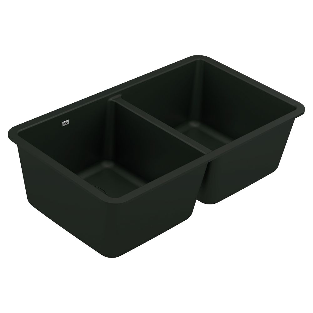 Host 33" Granite Undermount Double Bowl Sink