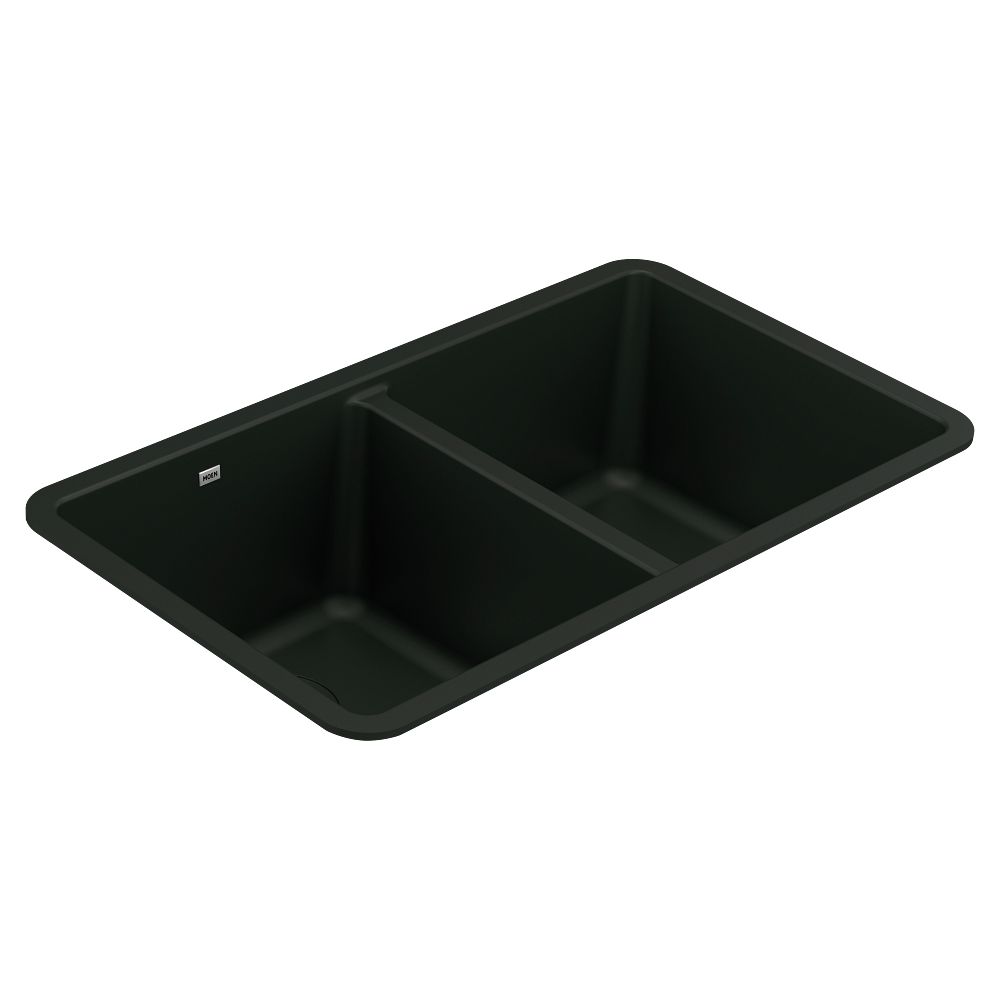 Host 33" Granite Undermount Double Bowl Sink