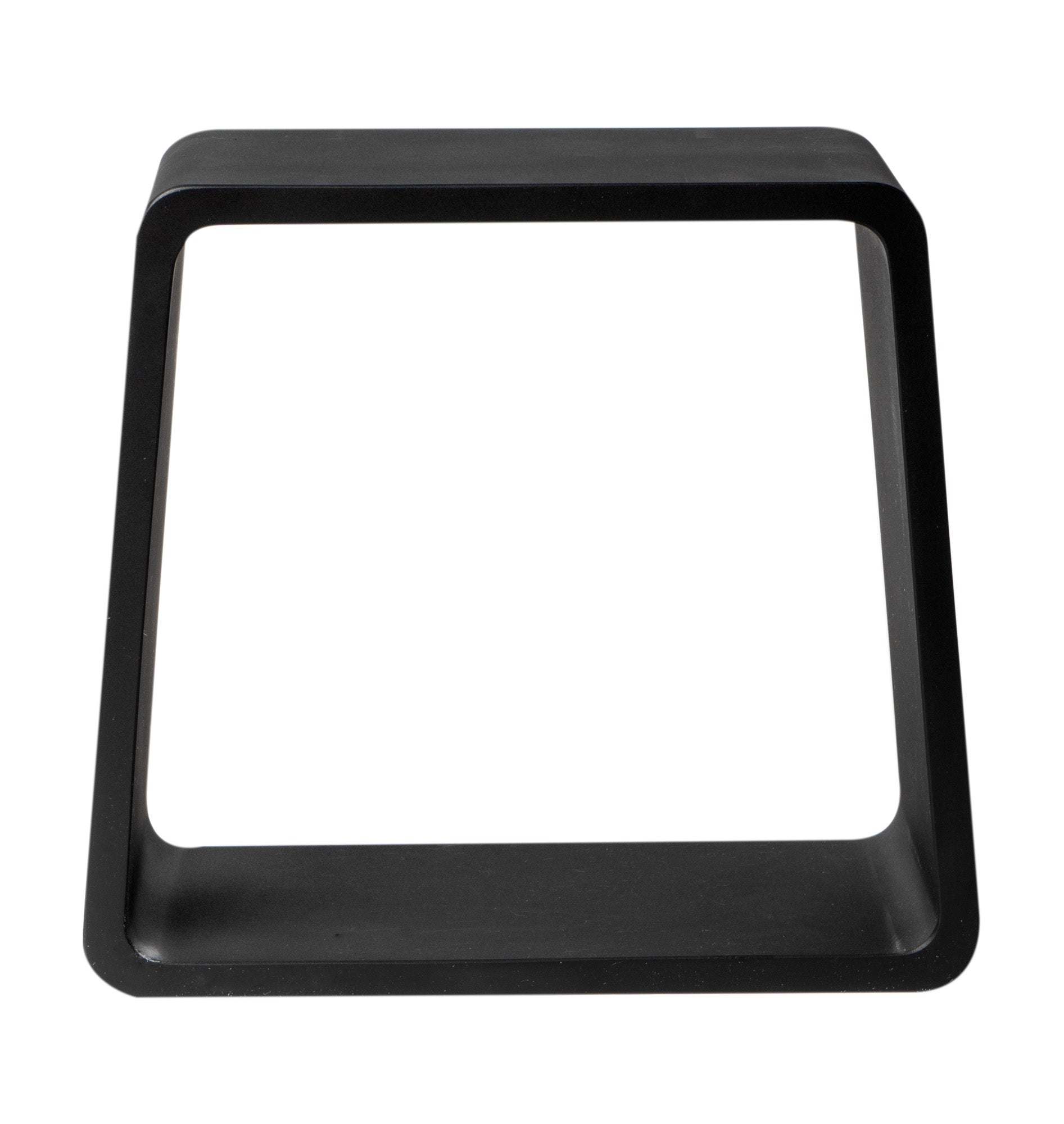 ALFI brand  ABST55BM Black Matte Solid Surface Resin Bathroom / Shower Stool