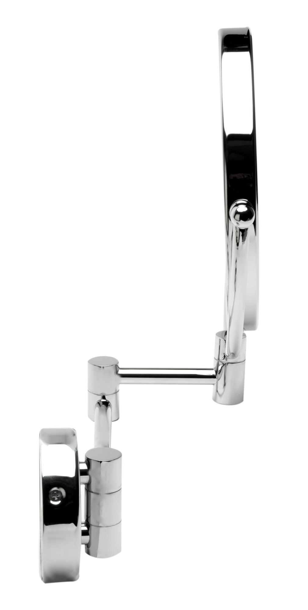 ALFI brand ABM8WR 8" Round Wall Mounted 5x Magnify Cosmetic Mirror