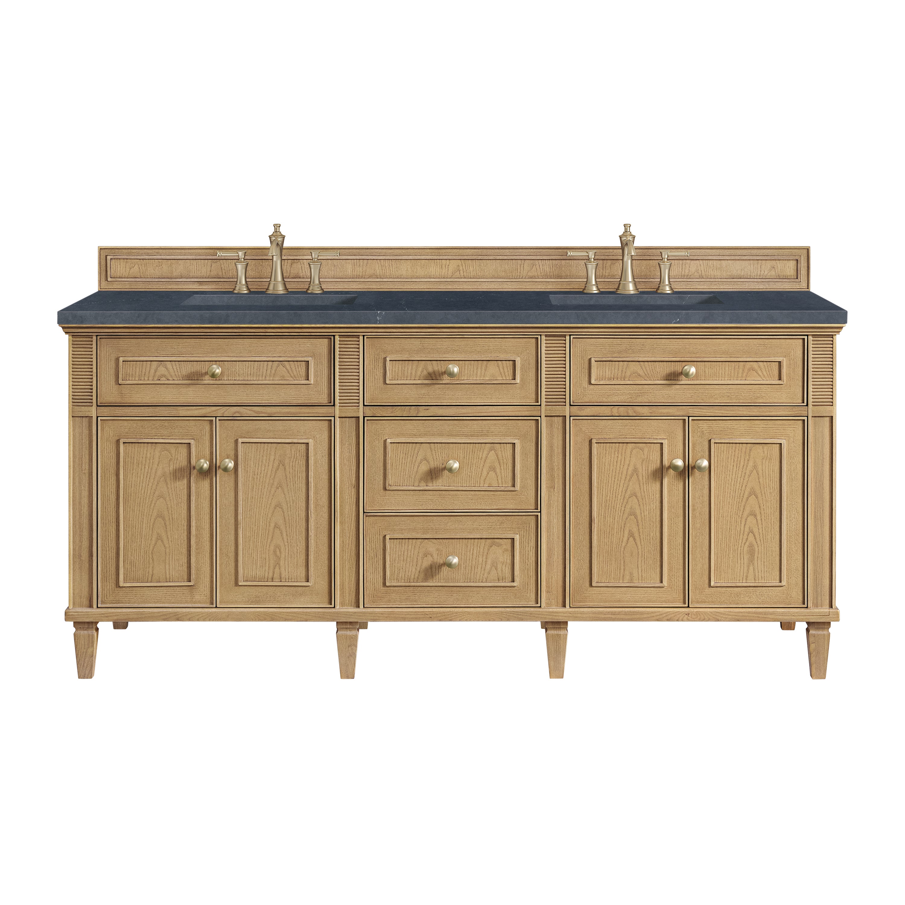 James Martin Lorelai 72" Double Vanity in Light Natural Oak with 3cm Countertop