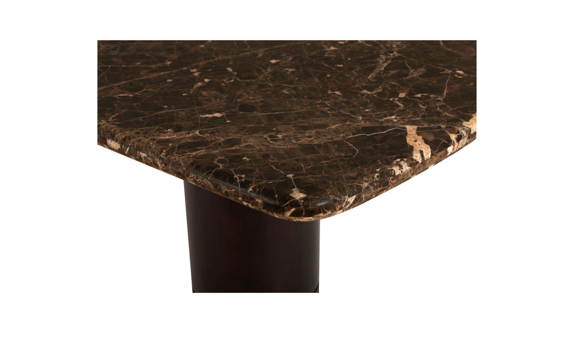 Moes Daphne Dining Table Large Dark Emperador Marble GK-1152